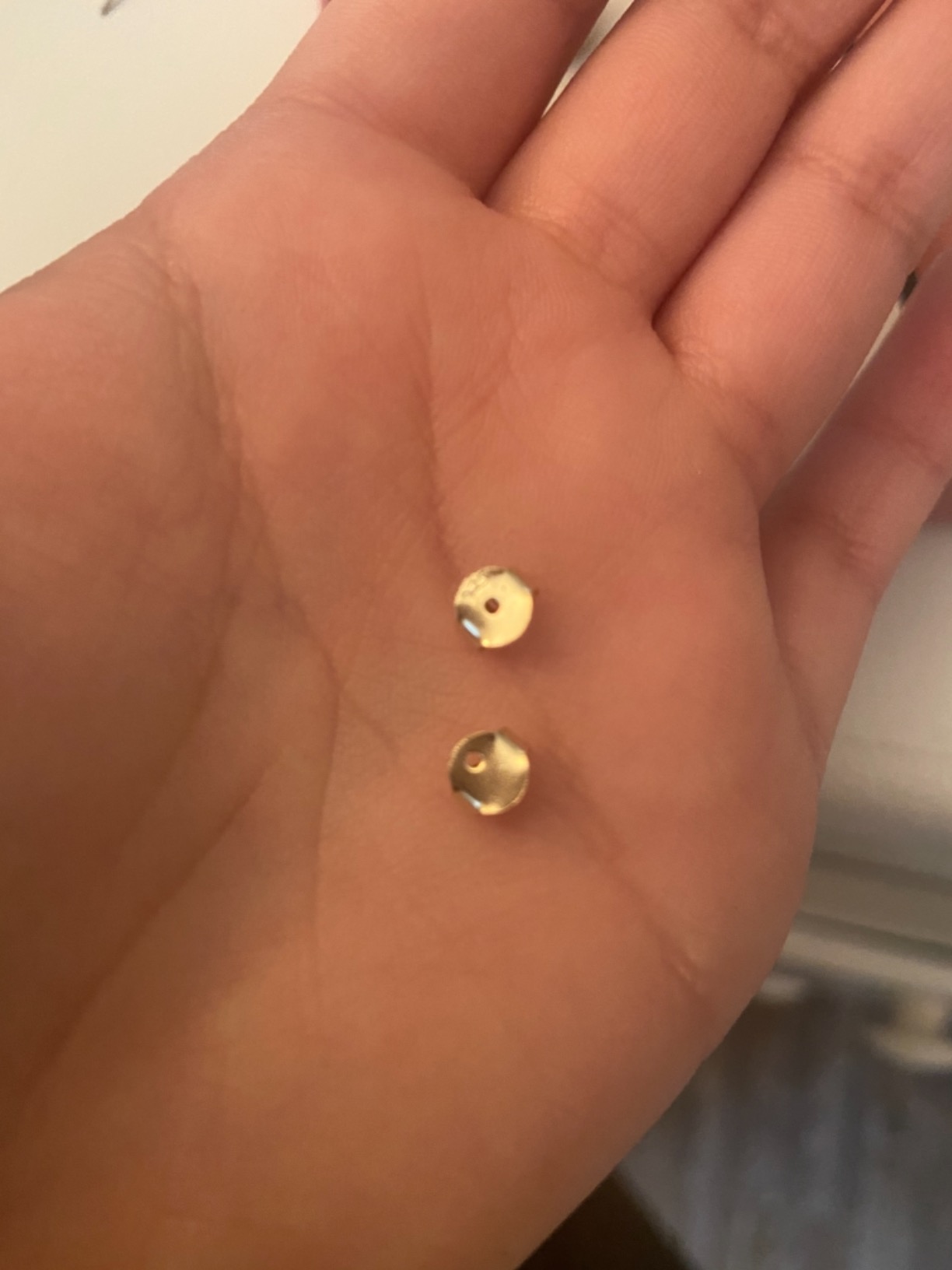 PAVOI 14K Gold Plated Thick Dome Huggie Earrings for Women - 925 Sterling Silver Posts Small Wide Round Hoop Earrings customer photo 1