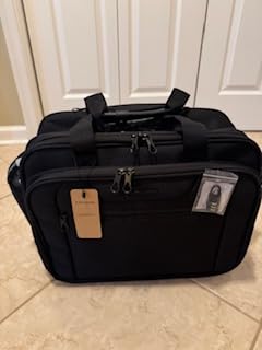 KROSER 17.3 Inch Rolling Laptop Computer Bag,Wheeled Briefcase，Roller case customer photo 1