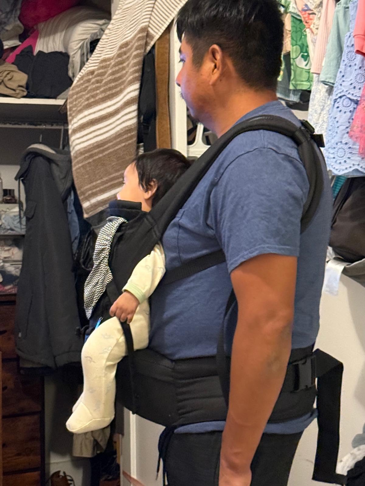 FRUITEAM Safety-Certified Baby Carrier with Hip Seat Newborn to Toddler customer photo 1