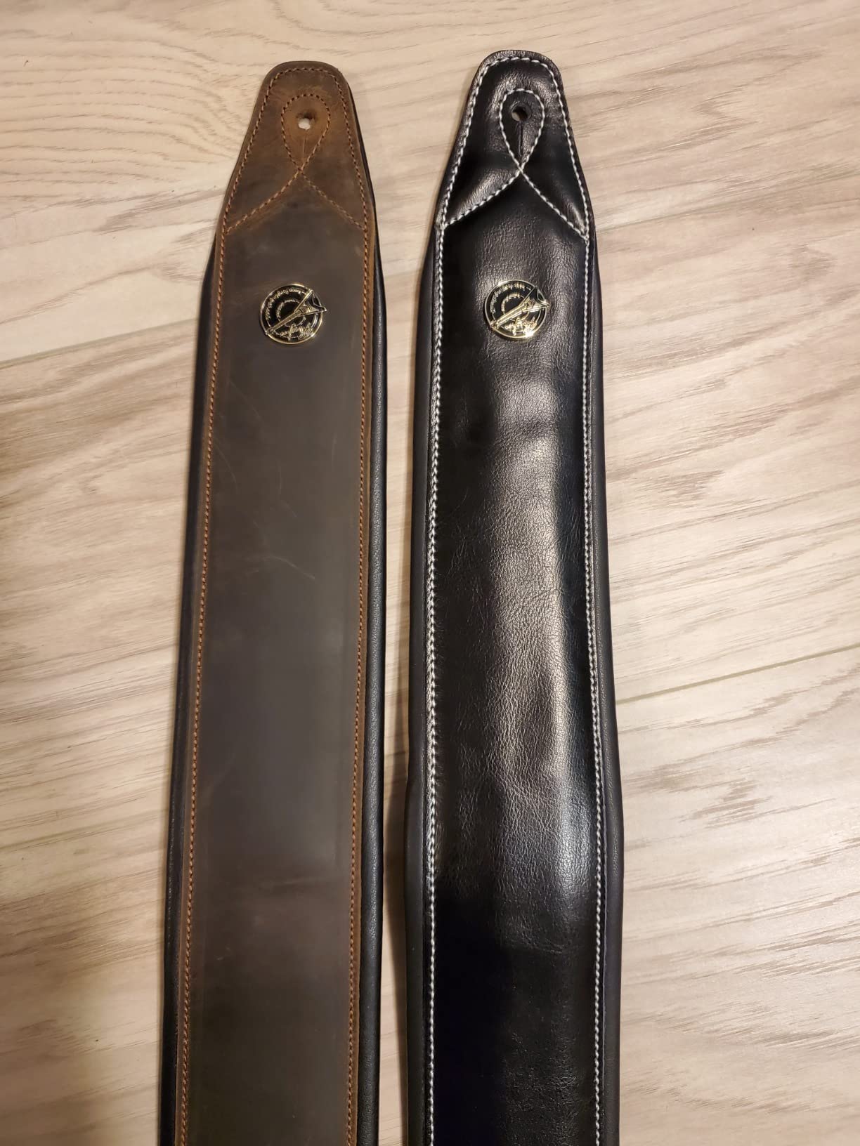 BestSounds Guitar Strap Leather 3 Inch Wide Full Grain Padded Soft Leather Strap for Acoustic, Electric and Bass Guitars customer photo 2