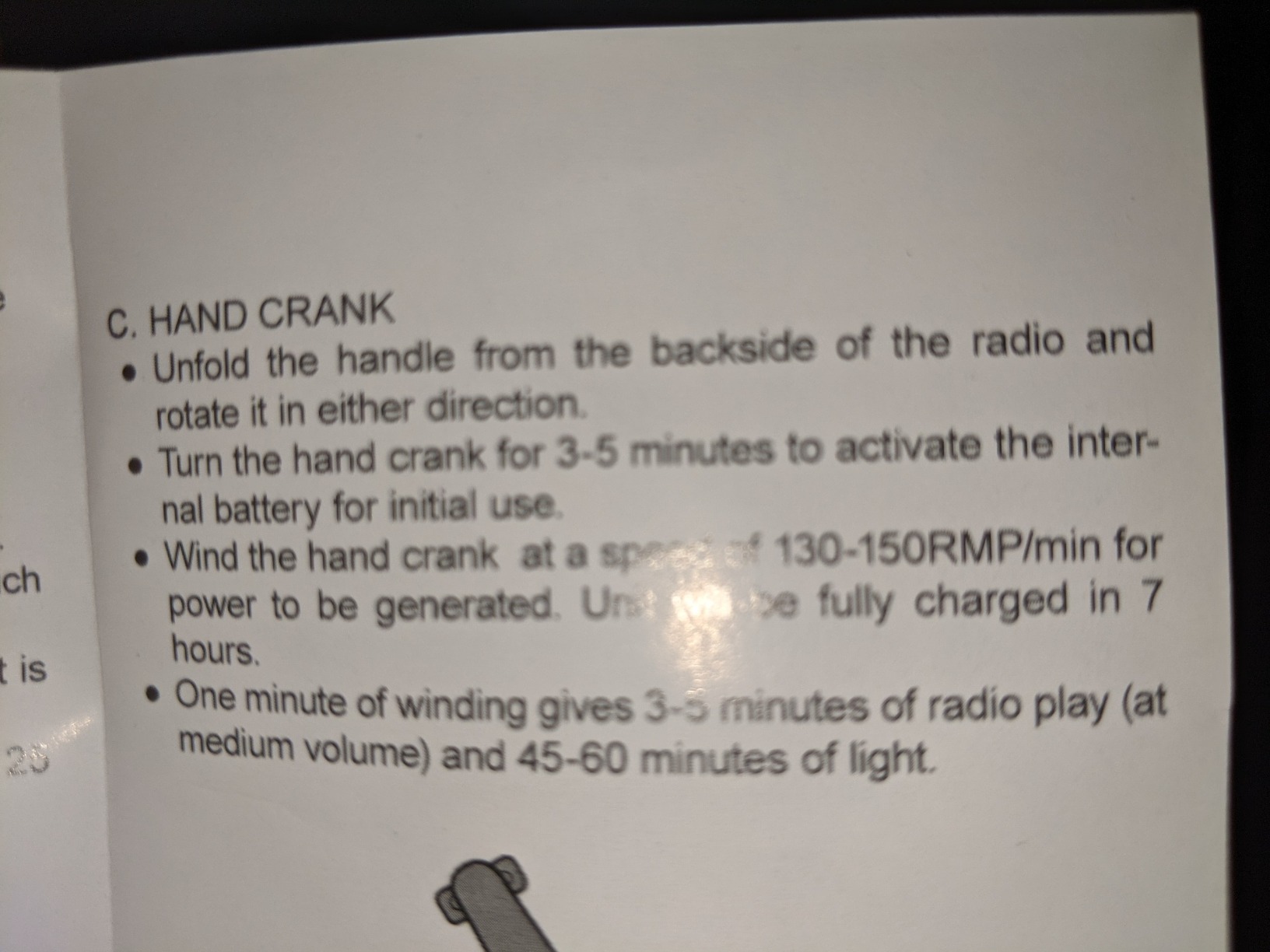 Emergency Radio with Flashlight & Reading Lamp, NOAA/AM/FM Weather Radio customer photo 1