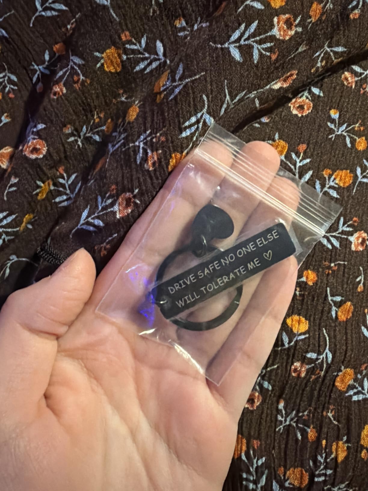 isiyu Drive Safe Keychain for Him I Love You Gifts for Husband from Wife customer photo 1