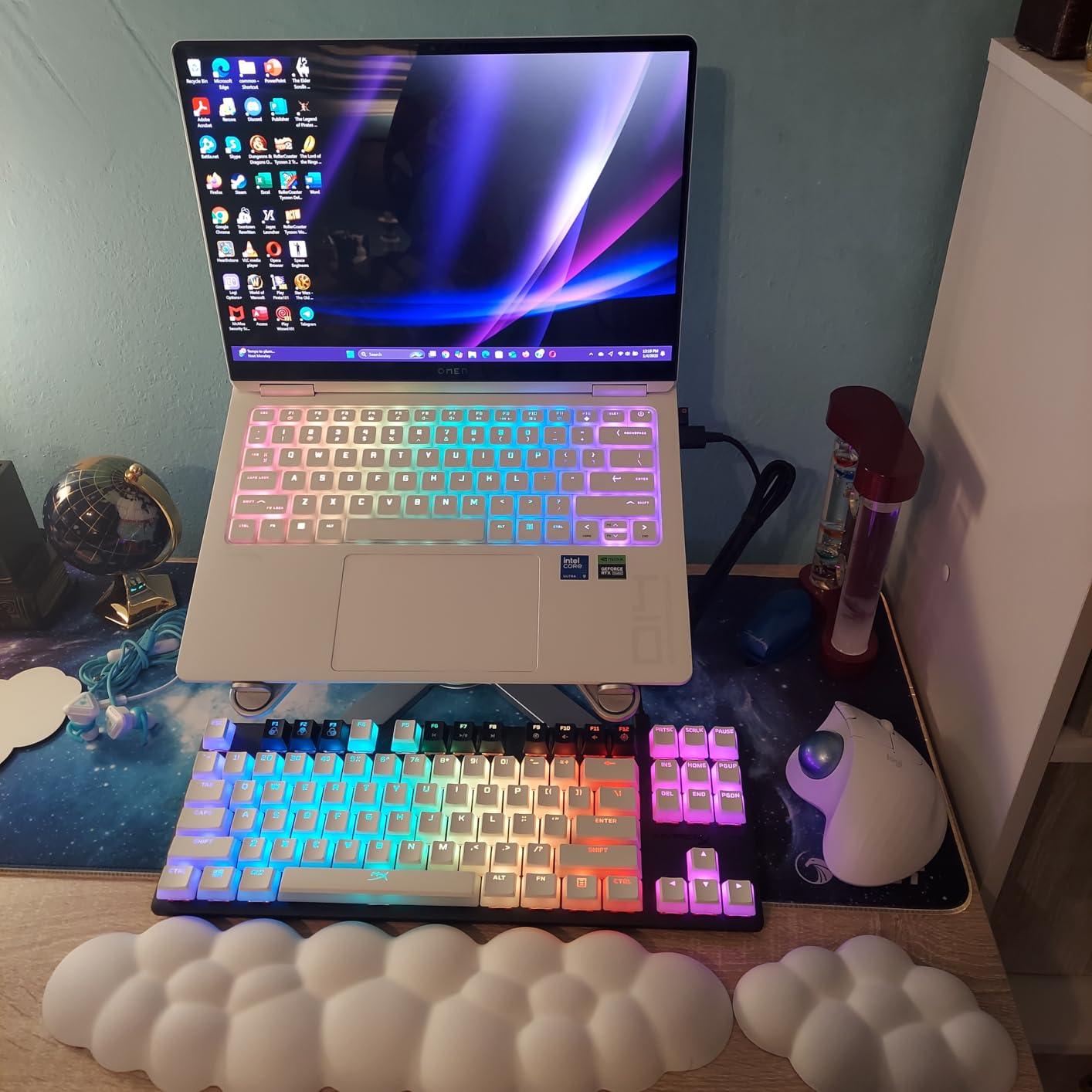 HyperX Alloy Origins Core - Tenkeyless Mechanical Gaming Keyboard, Software Controlled Light & Macro Customization, Compact Form Factor, RGB LED Backlit, Tactile HyperX Aqua Switch,Black customer photo 2