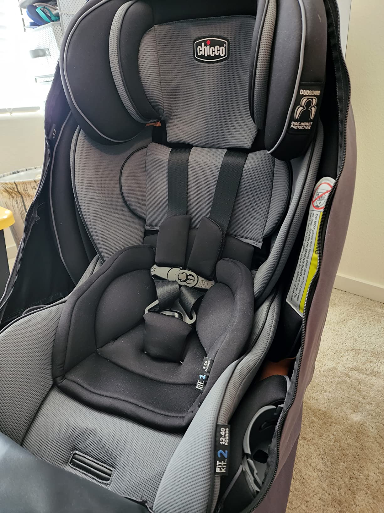 Chicco Car Seat Travel Bag - Anthracite, Grey customer photo 1