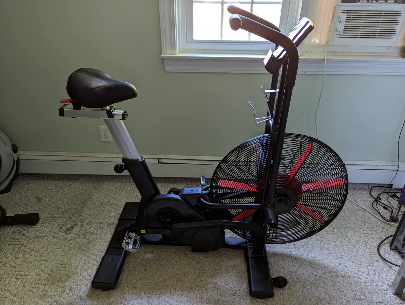 leikefitness Fan Exercise Bike Upright AirBike Indoor Stationary Bicycle customer photo 1