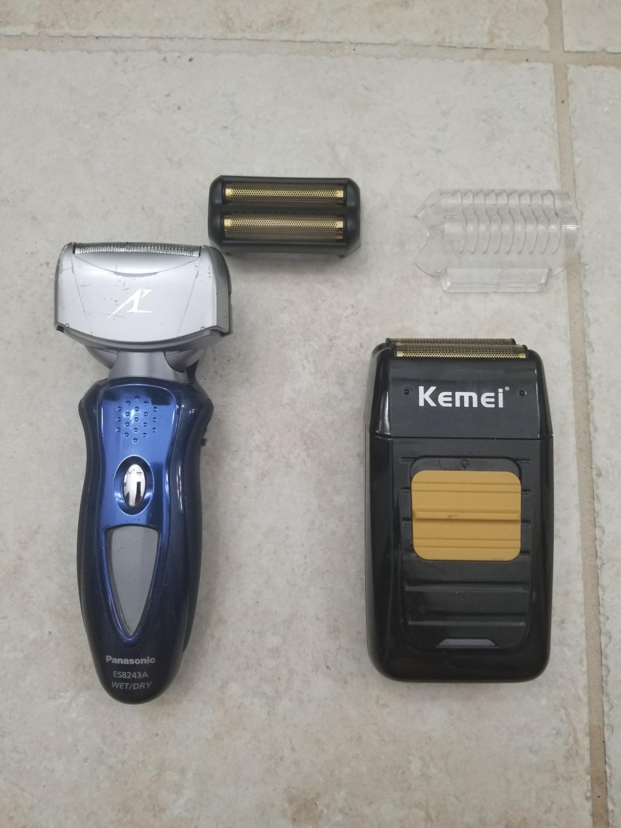 KEMEI Foil Shaver Double Electric Shaver for Men, Professional Electric Razors Head Shaver for Bald Men, Barber Supplies Cordless Rechargeable customer photo 1