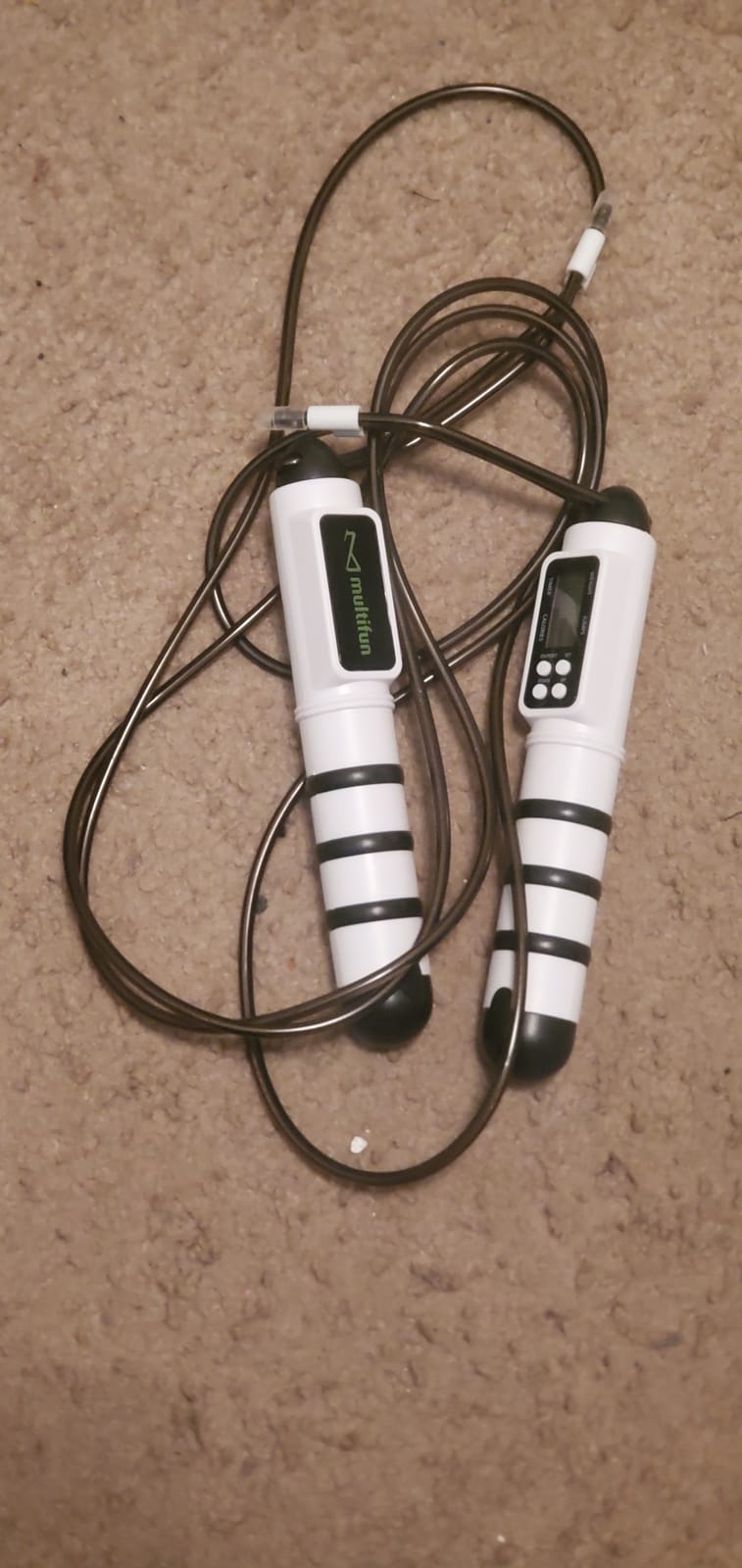 multifun Digital Jump Rope with Smart Counter & Timer - Adjustable Speed Skipping Rope for Fitness, Weight Loss, Boxing, MMA - Tangle-Free Ball Bearings & Anti-Slip Handles for Men, Women, Kids.(2026 New Evolution for 3second Rope Swap) customer photo 1