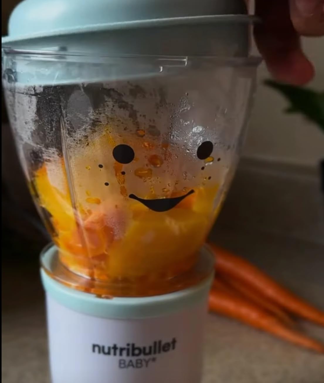 NutriBullet NBY-50100 Baby Complete Food-Making System, 32-Oz, White, Blue, Clear customer photo 2