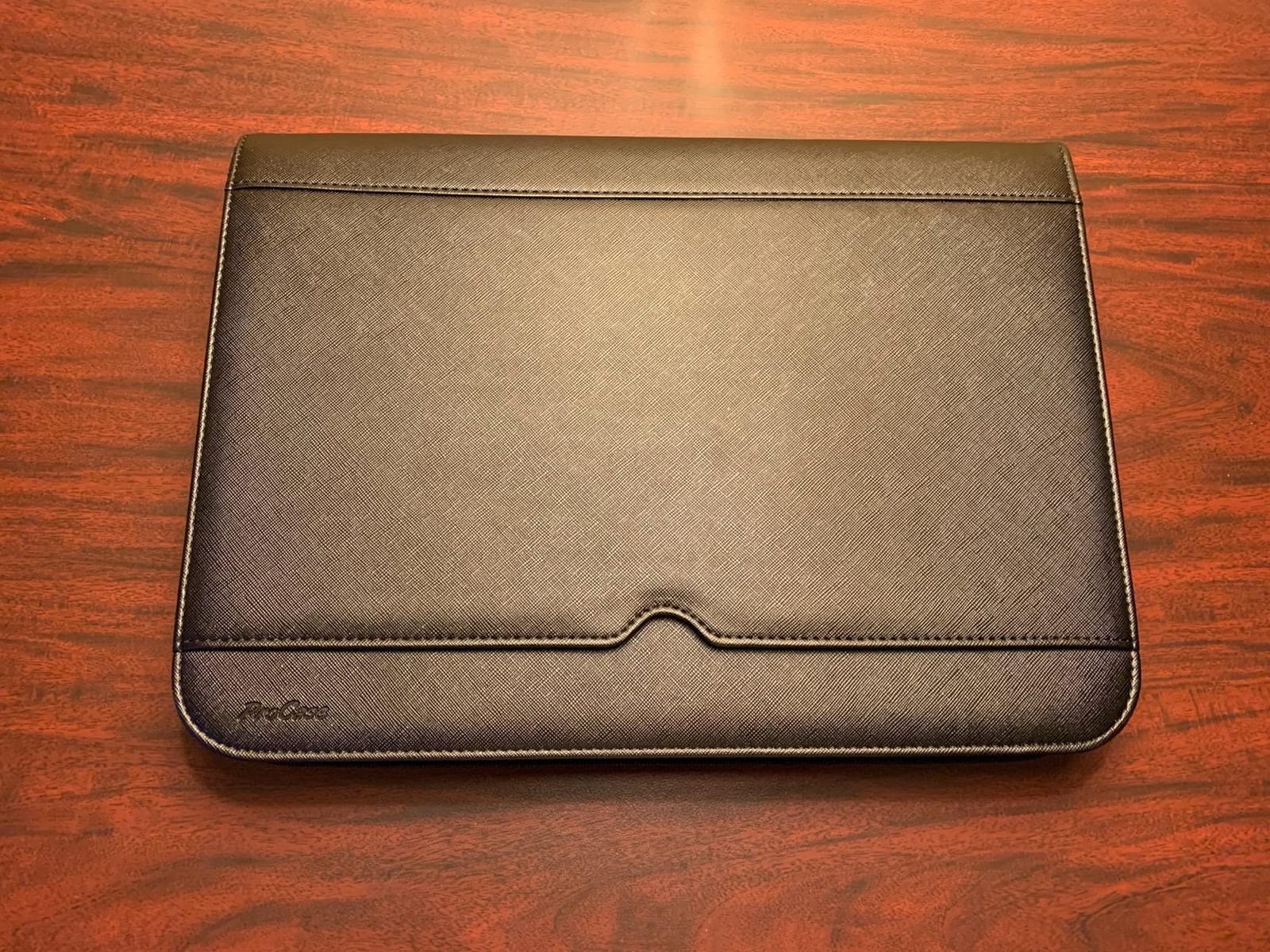 ProCase Portfolio Business Padfolio Folder with Zipper -Black customer photo 1