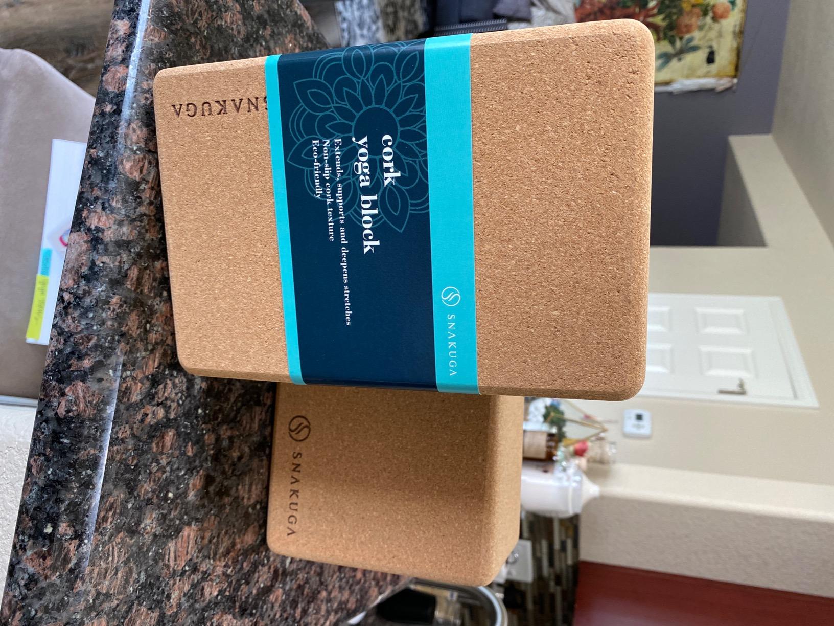 Cork Yoga Block 2 Pack for Pilates 9