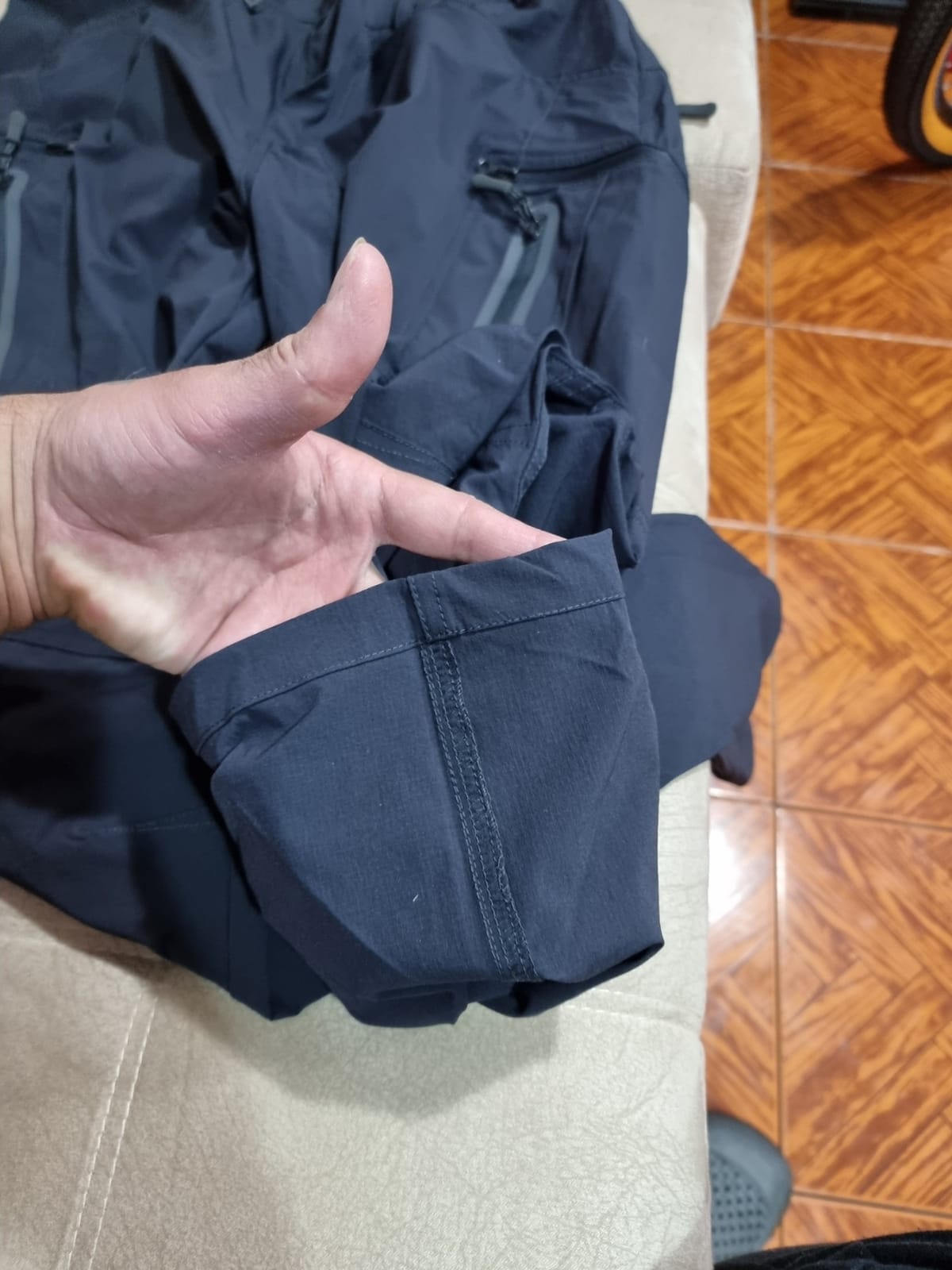 TACVASEN Men's Lightweight Hiking Tactical Pants Waterproof Quick Dry Cargo Work Rain Outdoor Pants 8 Pockets customer photo 2