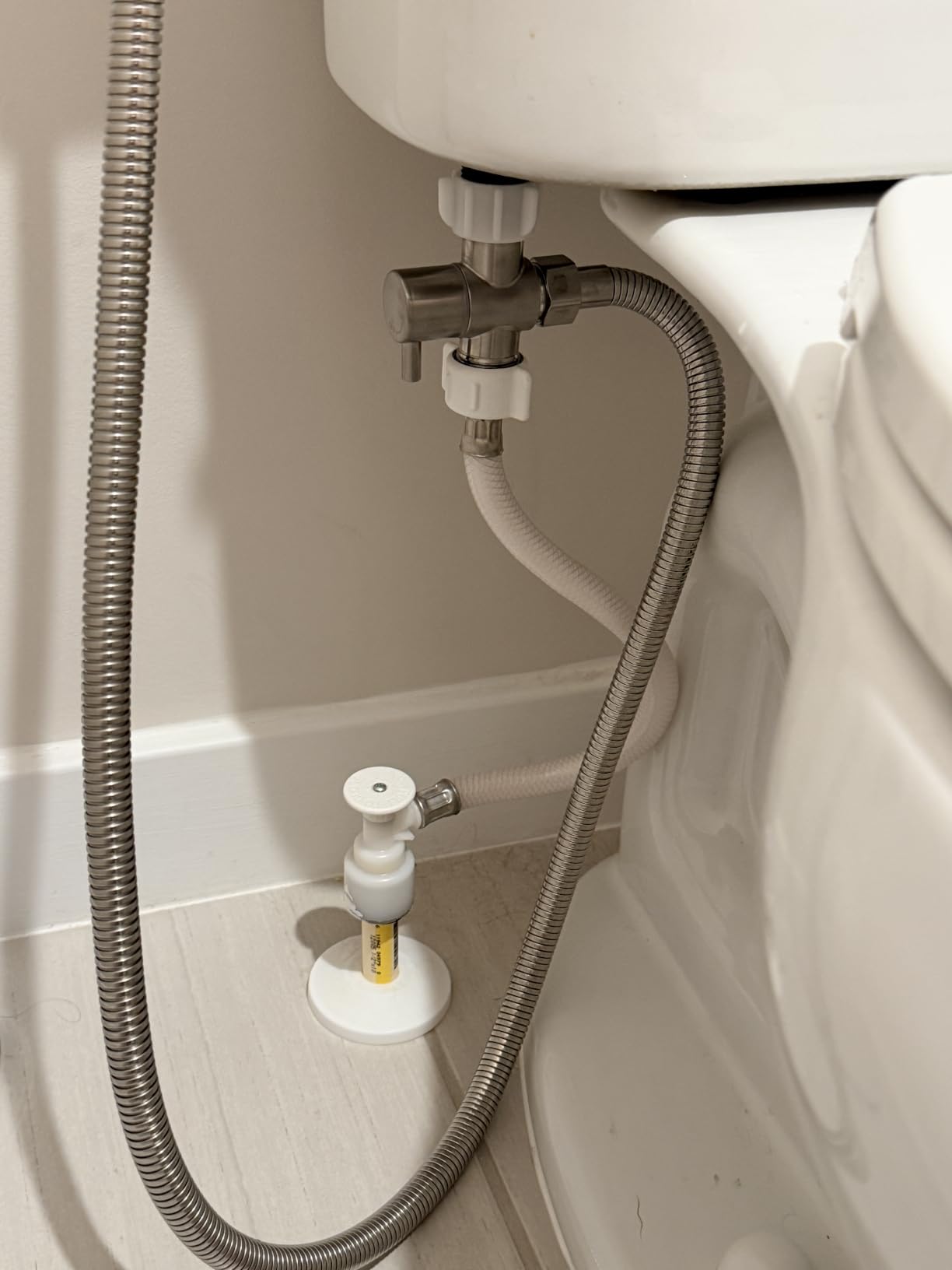 Arofa Handheld Bidet Sprayer, Bidet Attachment for Toilet, Brushed Nickel customer photo 1