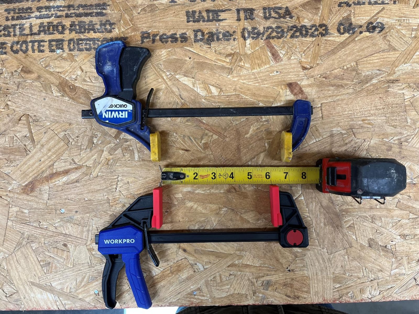 WORKPRO 6-Pack Bar Clamps for Woodworking, 6