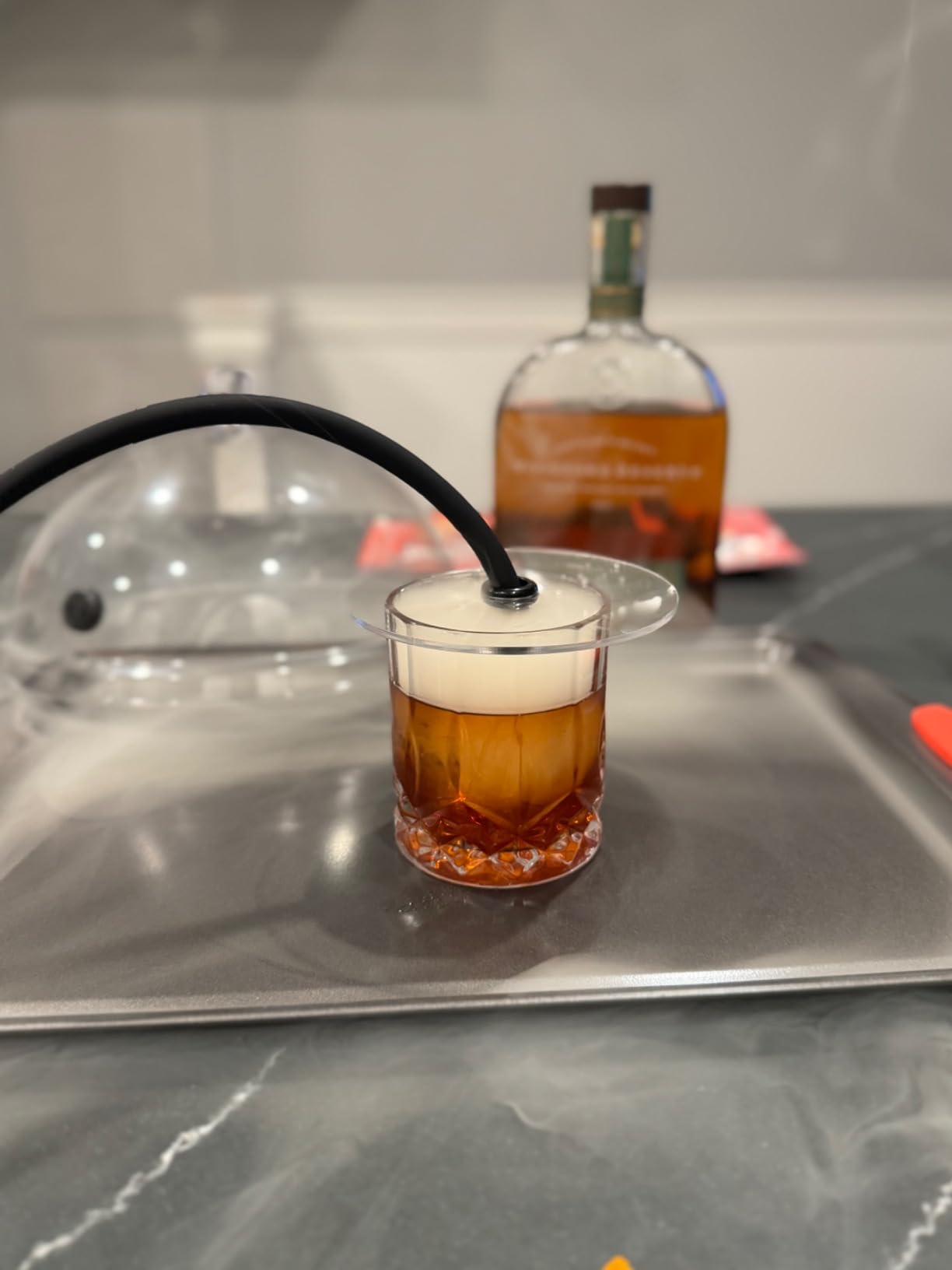 Cocktail Smoker Kit - Whiskey Smoker Kit - Smoke Infuser Birner PRO - Extended Kit, 12 PCS, with Accessories and Wood Chips - Cold Smoke for Food and Drinks - Gift for Men customer photo 1
