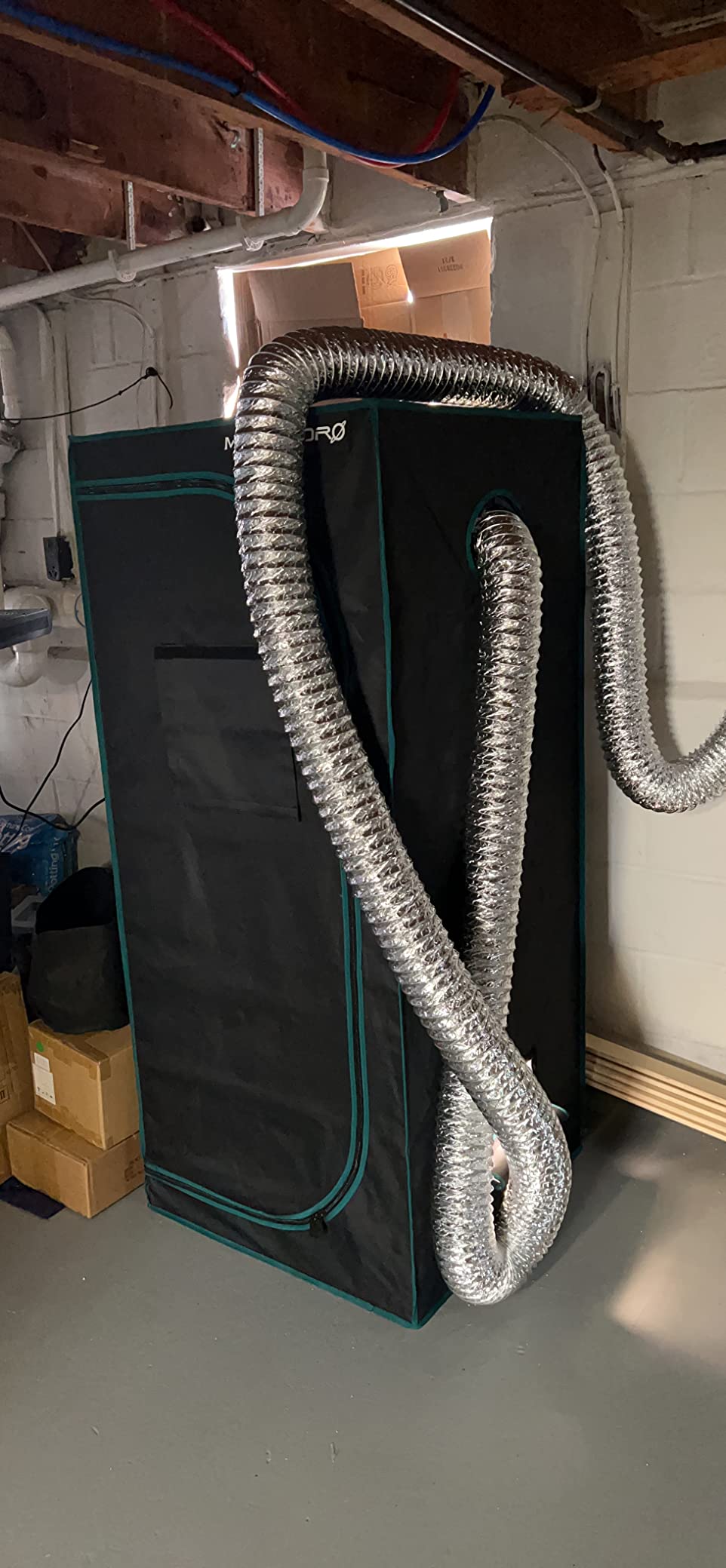 MARS HYDRO 3x3 Grow Tent Kit with TS1000 150W Full Spectrum LED Grow Light customer photo 1