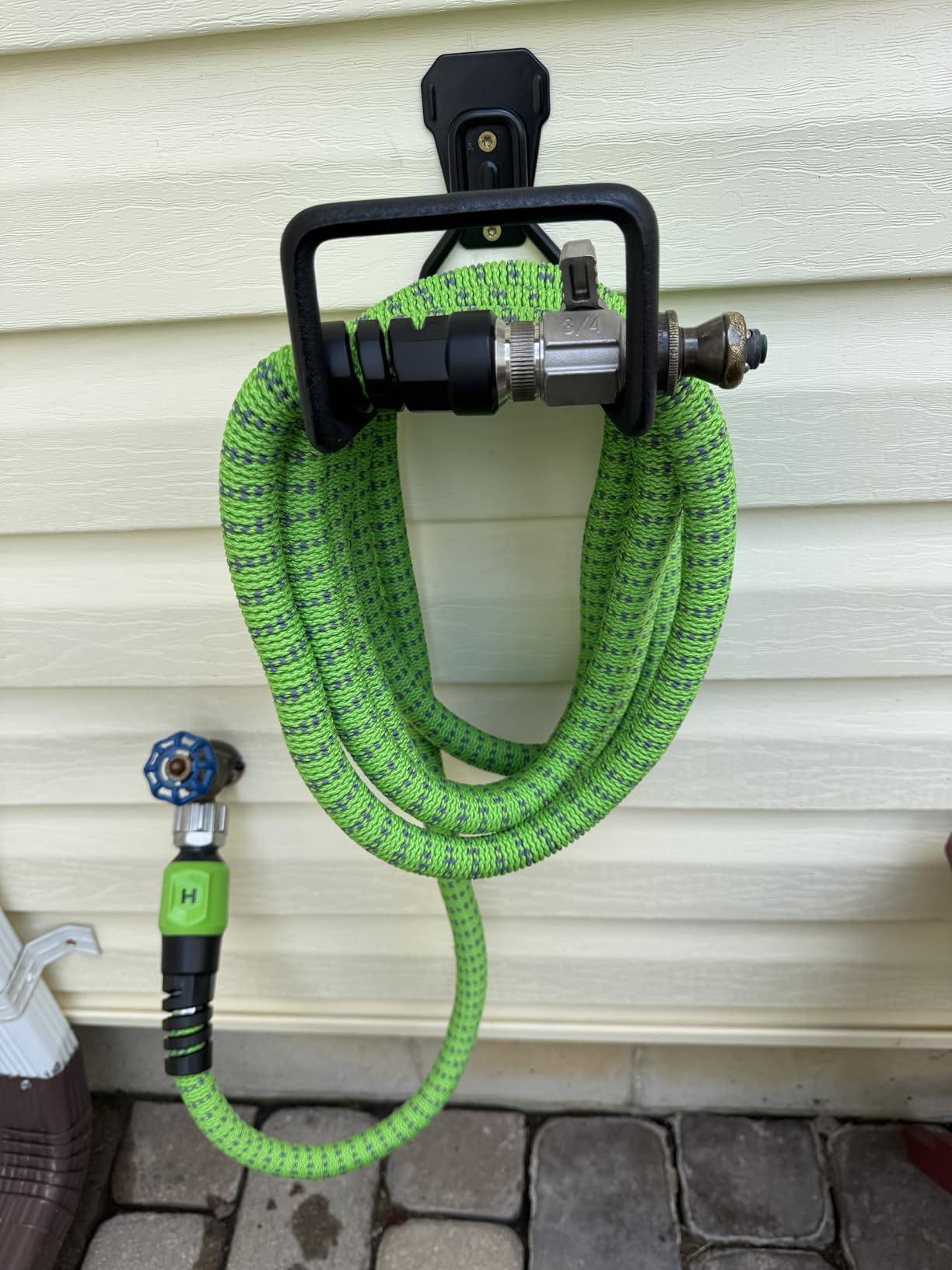 Hose Hanger, Heavy Duty Metal Hose Holder Wall Mount customer photo 2