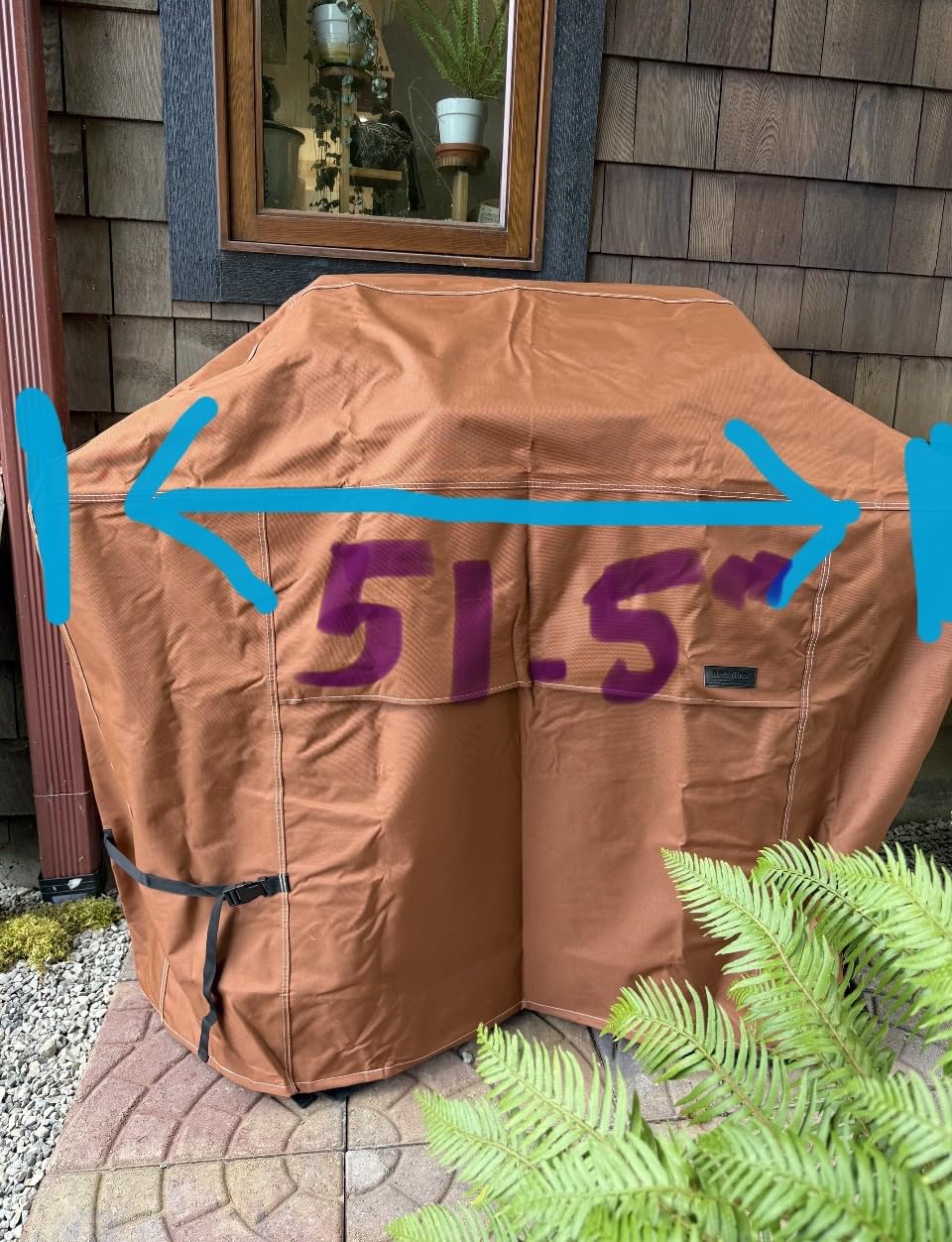 NettyPro Grill Cover for Outdoor Grill 60 inch Waterproof Heavy Duty Gas BBQ Cover for Outside Weber, Char-Broil, Brinkmann, Jenn Air, Nexgrill 3-4 Burners Barbecue, Brown customer photo 1