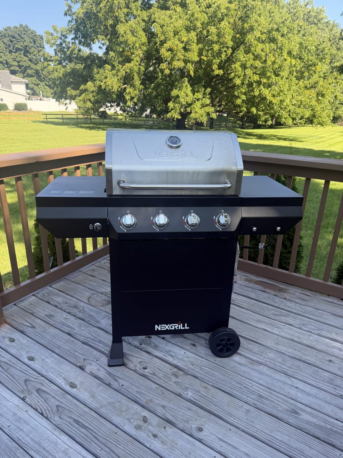 NettyPro Grill Cover for Outdoor Grill 60 inch Waterproof Heavy Duty Gas BBQ Cover for Outside Weber, Char-Broil, Brinkmann, Jenn Air, Nexgrill 3-4 Burners Barbecue, Brown customer photo 2