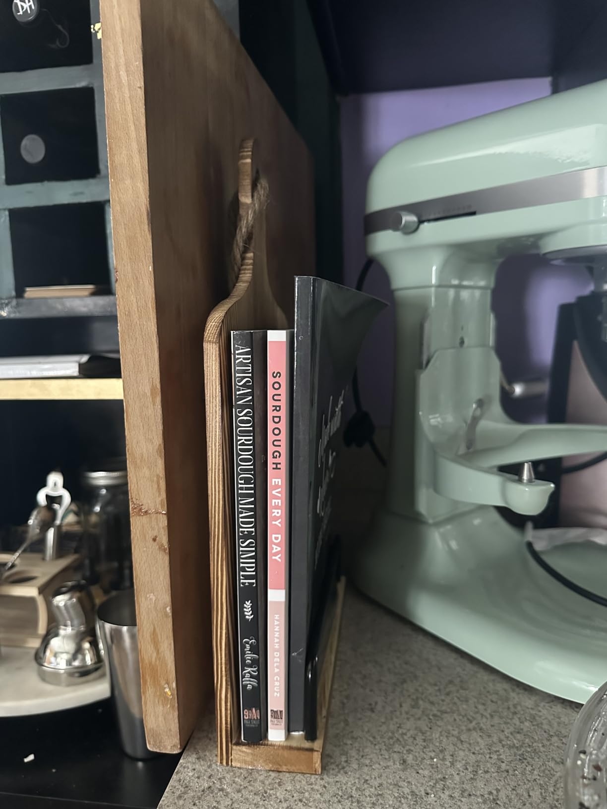 Soligt Cookbook Stand for Kitchen Counter - Brown customer photo 2