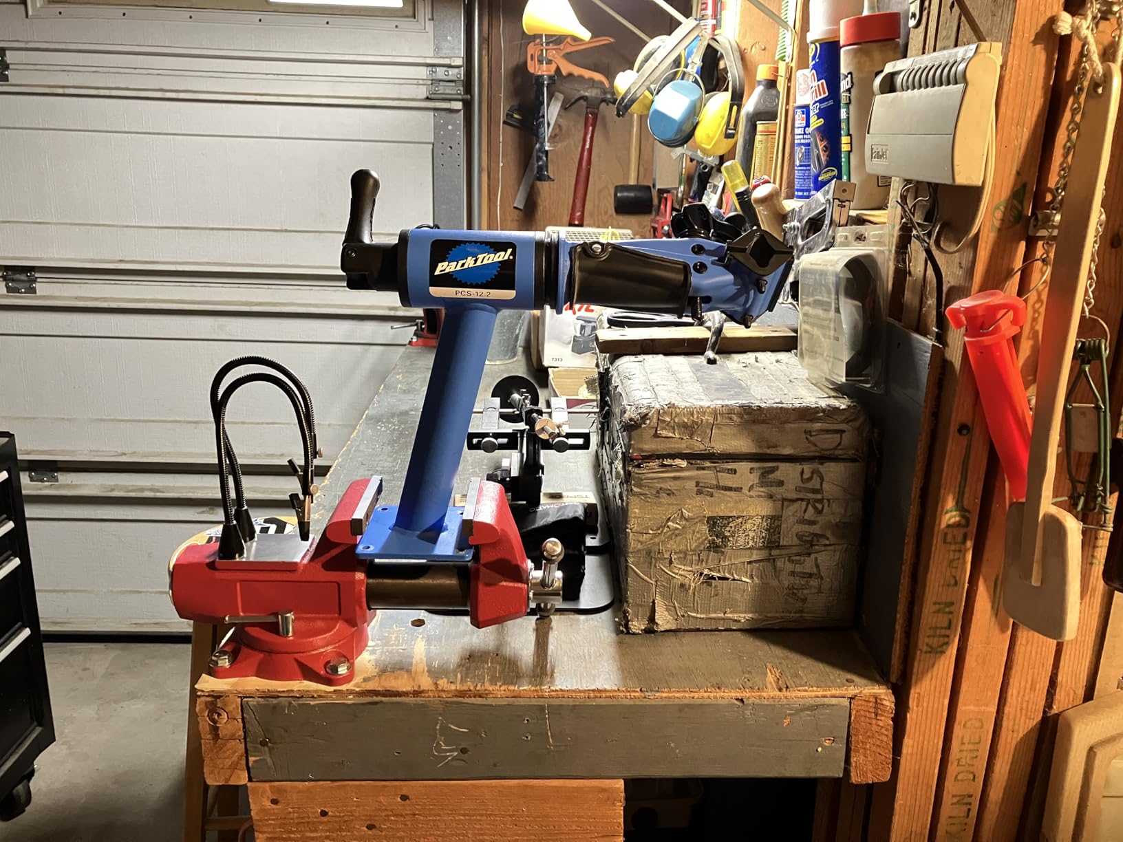 Park Tool PCS-12.2 Home Bicycle Mechanic Bench Mount Repair Stand customer photo 1