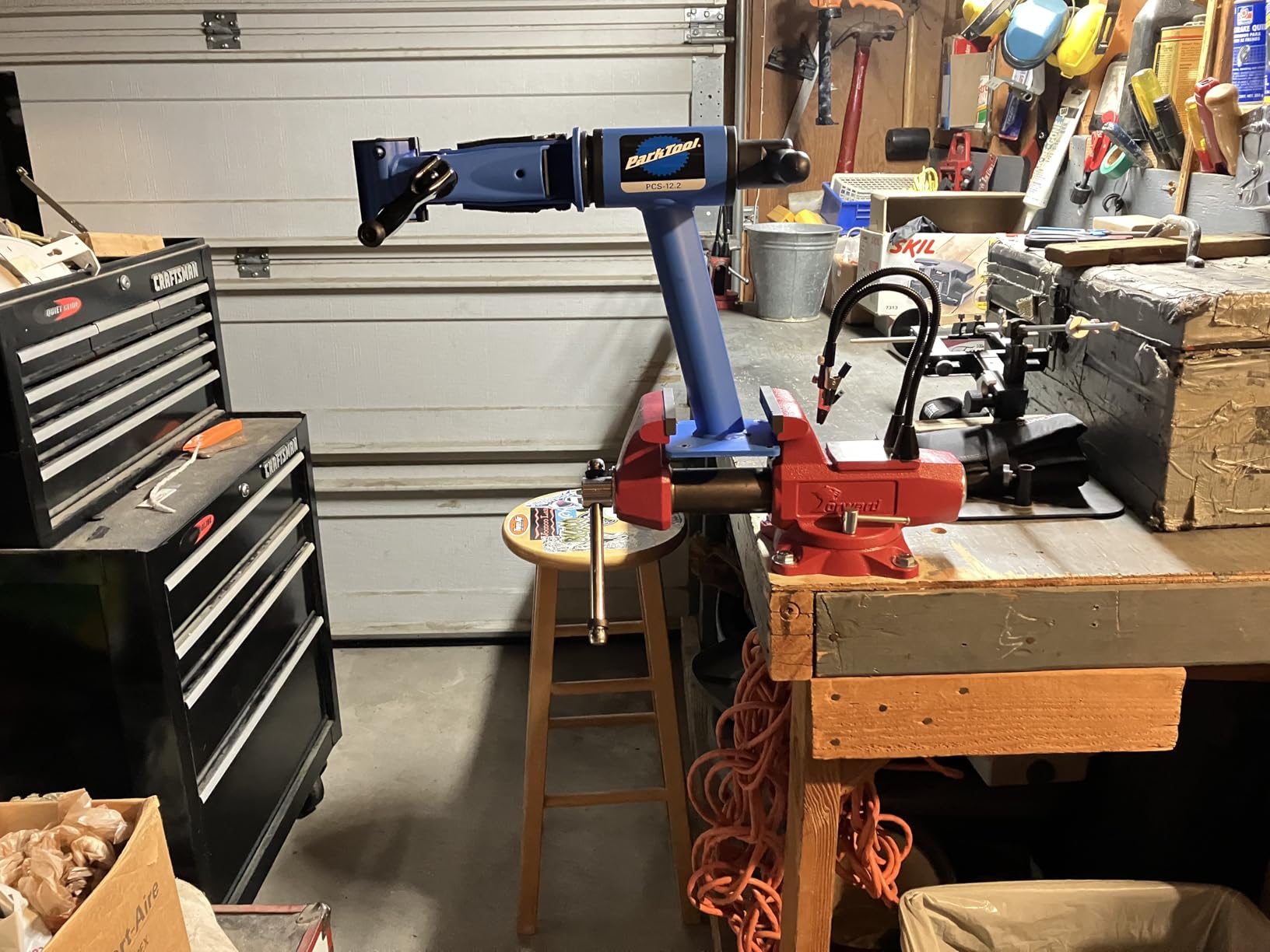 Park Tool PCS-12.2 Home Bicycle Mechanic Bench Mount Repair Stand customer photo 2