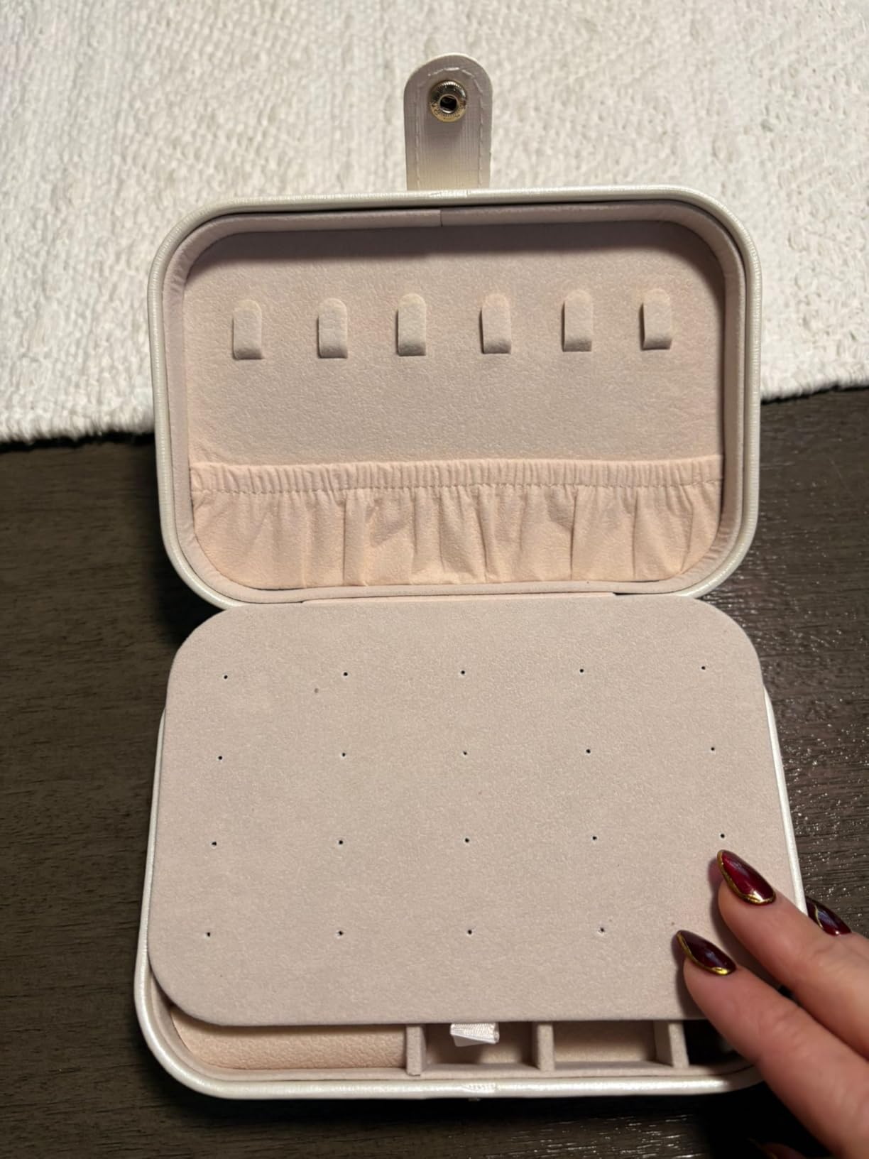 Small Jewelry Box Storage Organizer Jewelry case Travel Jewelry Organizer customer photo 1
