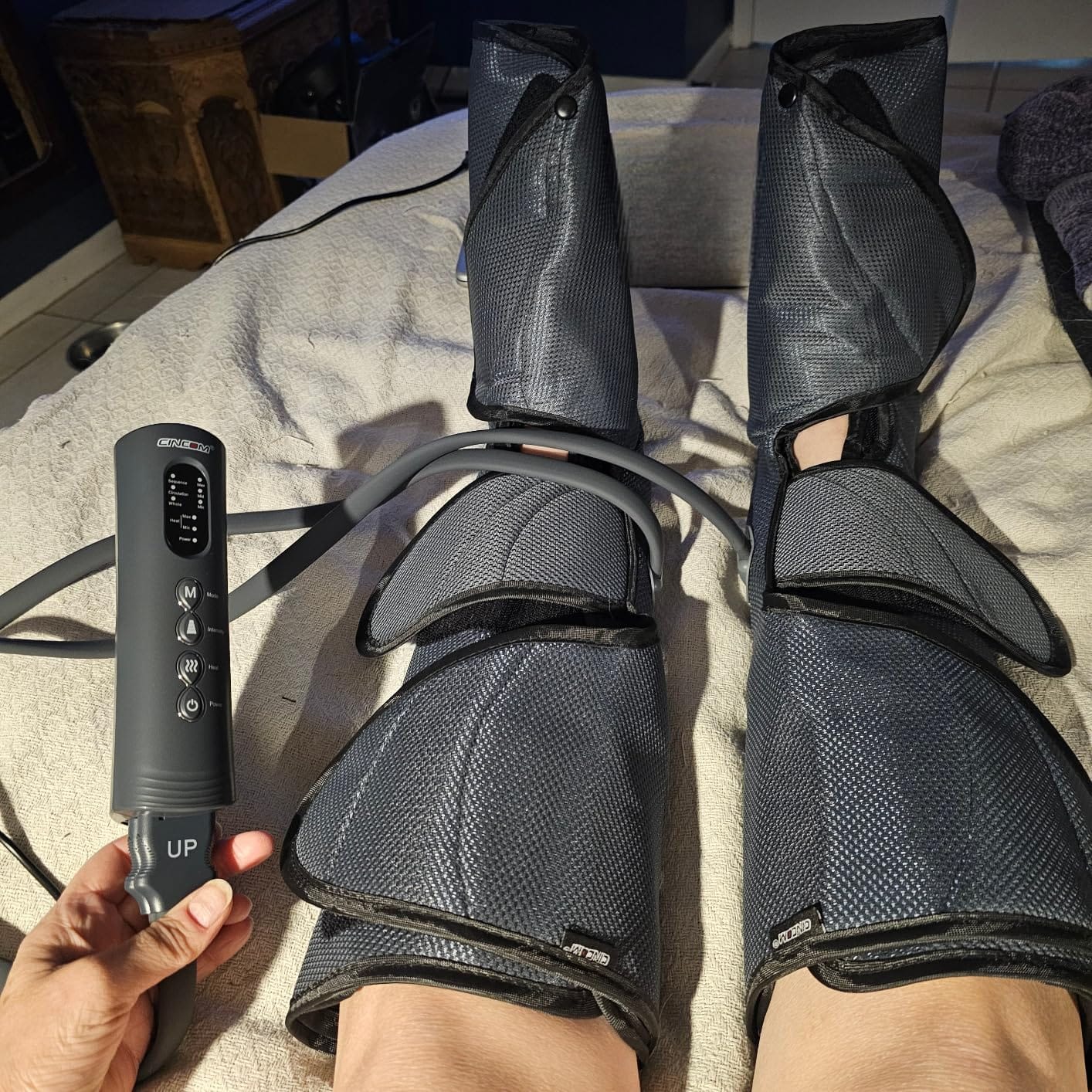 CINCOM Leg Massager with Heat and Air Compression FSA - HSA customer photo 2