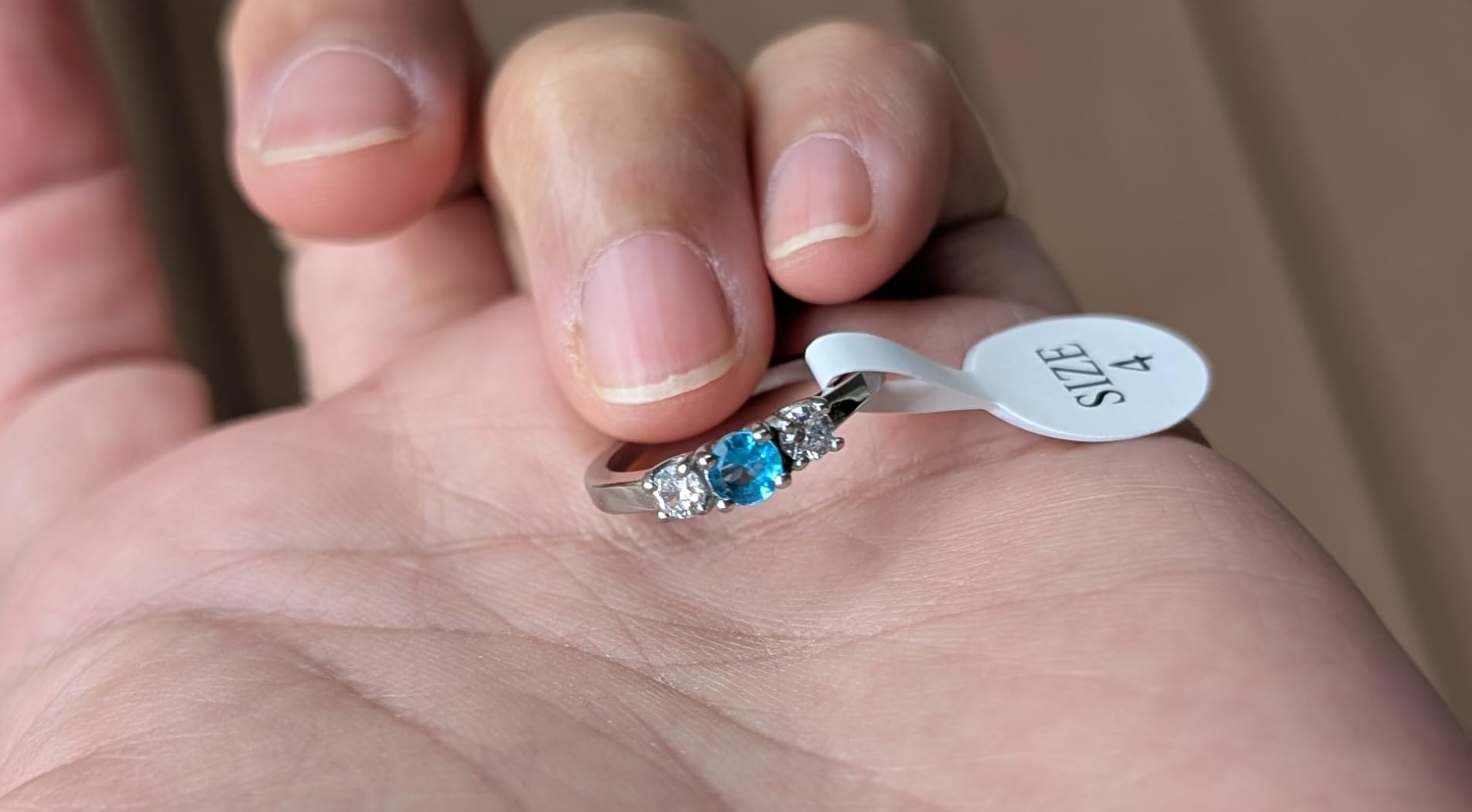 Classic Birthstone Rings for Girls Women Size 1-10 Cubic Zirconia Stainless Steel Birthday Mother's Ring Daughter Gifts Dainty Ring Jewelry customer photo 2