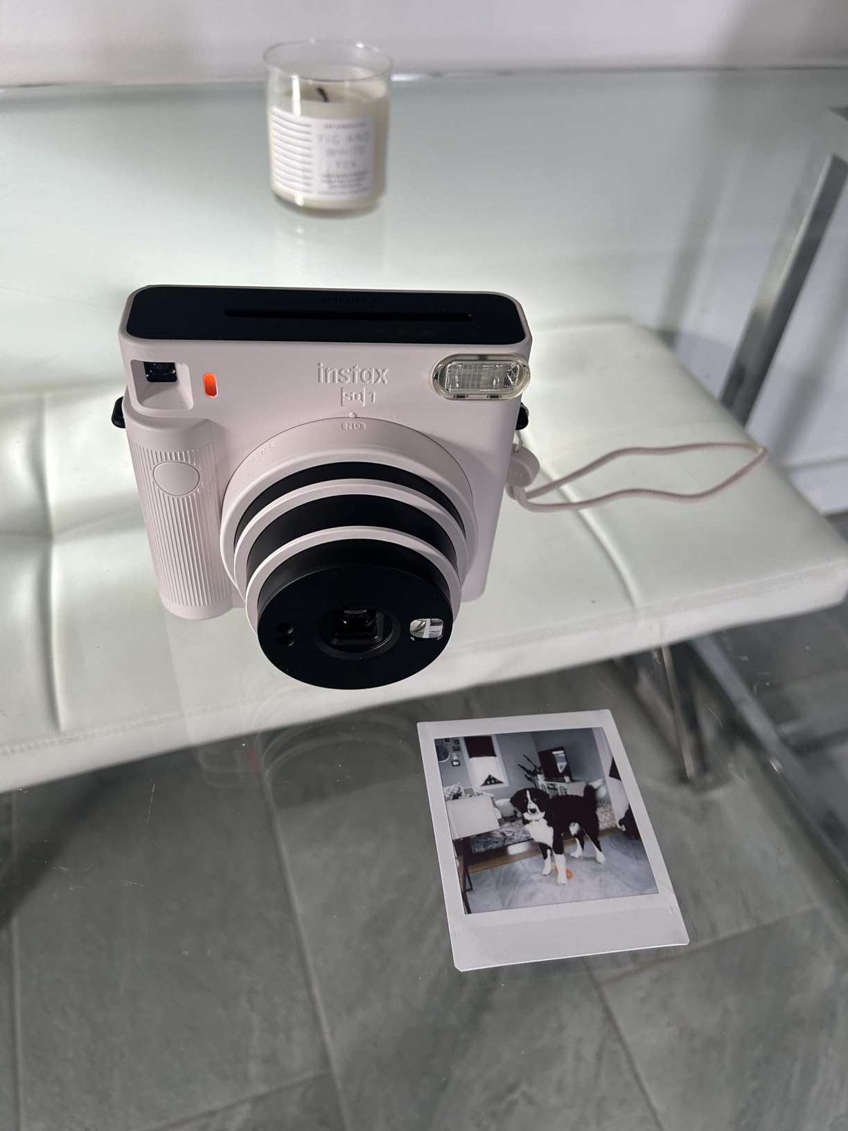 FUJIFILM Instax Square SQ1 Instant Camera - Chalk White customer photo 2