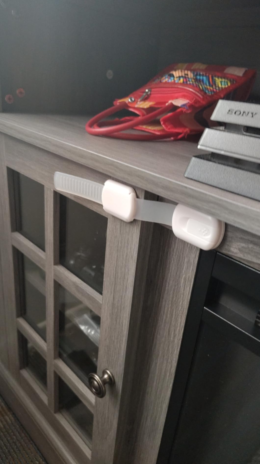 4our Kiddies 14 Pack Cabinet Locks Baby Proofing, Adjustable Drawer Lock customer photo 1