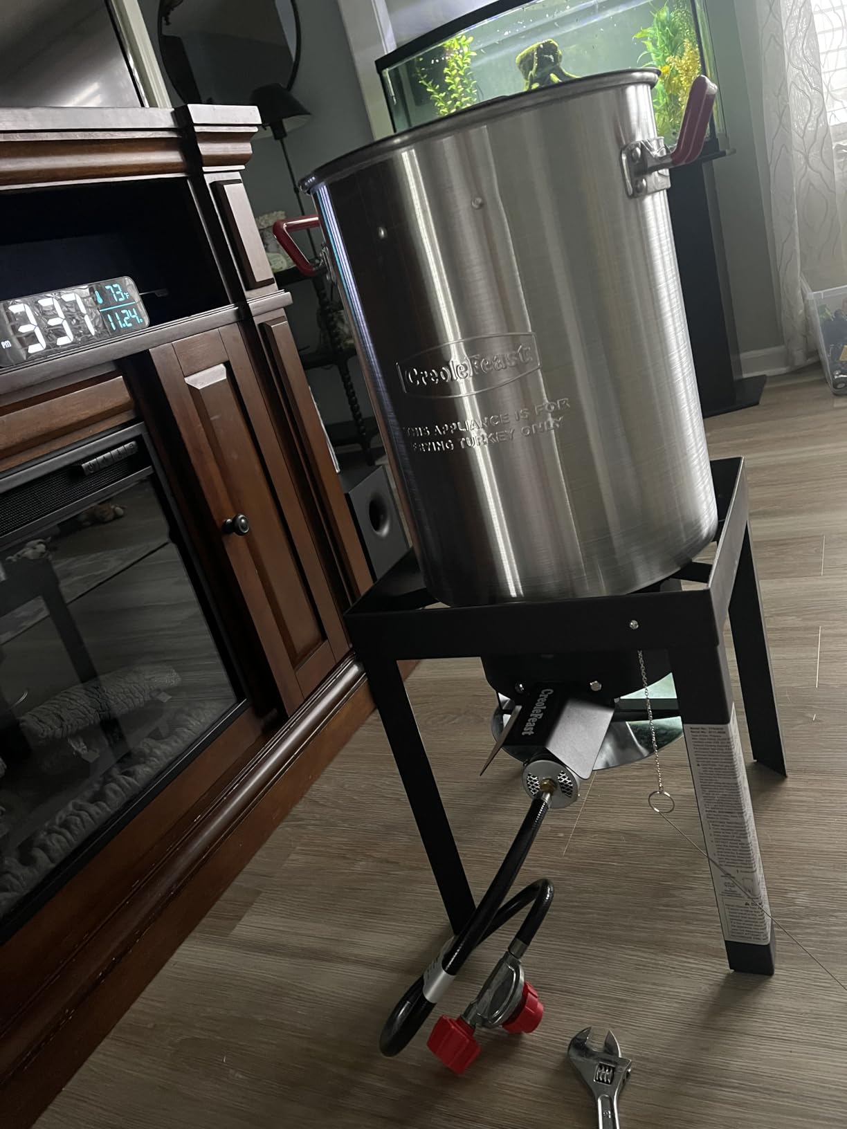 CreoleFeast TFS3010 Propane Turkey and Fish Fryer Boiler Steamer Set customer photo 2
