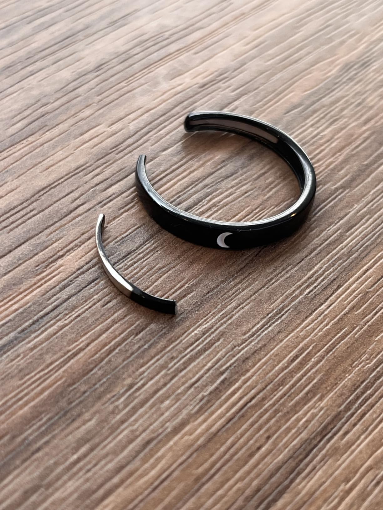 Beydodo 925 Silver Rings Custom Adjustable Sun and Moon Matching Rings Engraved I Love You Couples Rings Wedding customer photo 2
