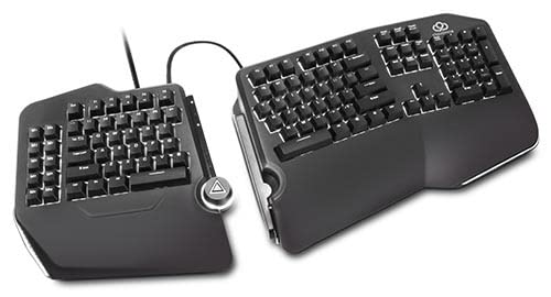 Cloud Nine C989 Ergonomic Mechanical Keyboard for PC - Kailh Linear Red Switches - RGB Light Up LED Backlit with USB - Ergo Split Key Board with Macro customer photo 2