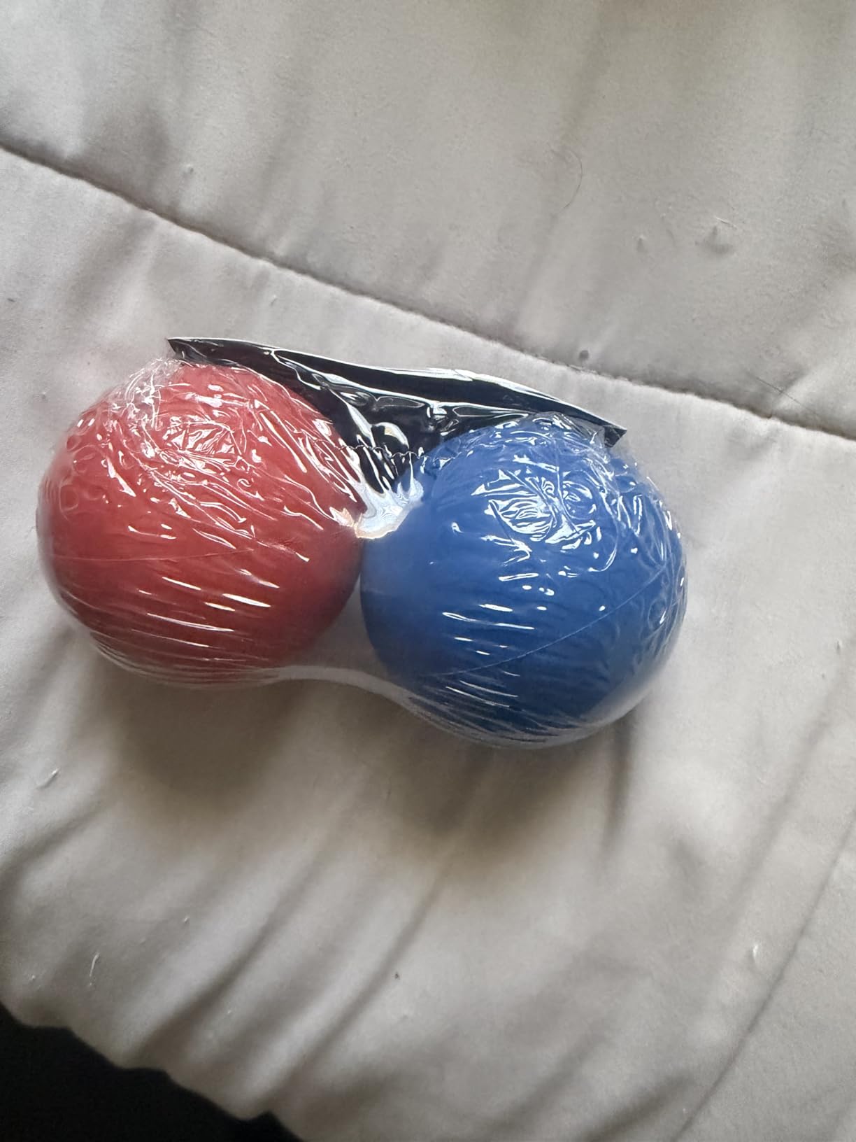 Kieba Massage Lacrosse Balls for Myofascial Release, Trigger Point Therapy, Muscle Knots, and Yoga Therapy. Set of 2 Firm Balls (Pink and Purple) customer photo 1