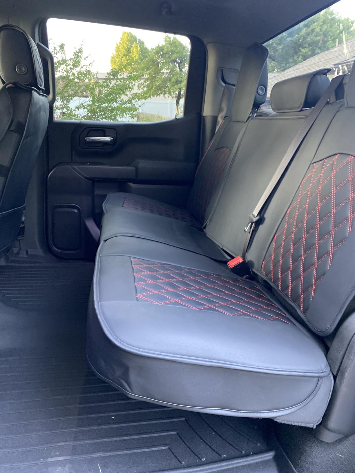 Seat Covers Chevy Chevrolet Silverado GMC Sierra 2007-2026 1500 2500HD customer photo 2