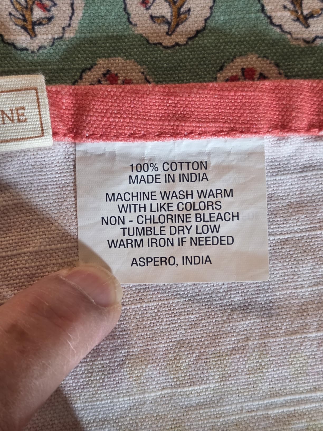 Maison d' Hermine Table Cloth Rectangle Table Reusable 100% Cotton 60