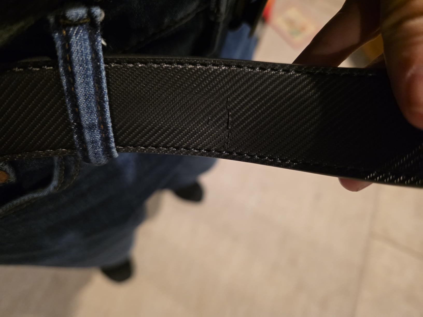 CHAOREN Men's Leather Ratchet Belt - Customizable Fit (35mm) customer photo 1