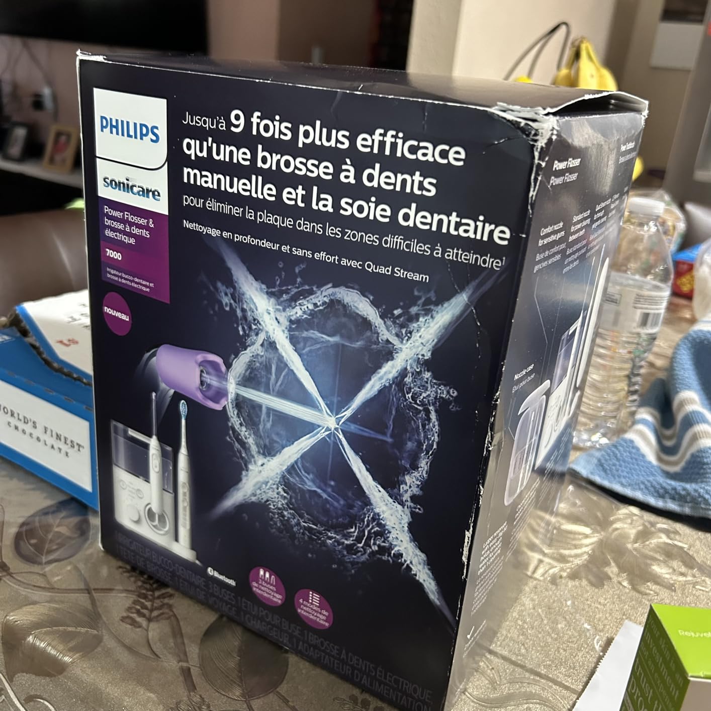 Philips Sonicare Countertop Power Flosser & Toothbrush System 7000, White customer photo 1