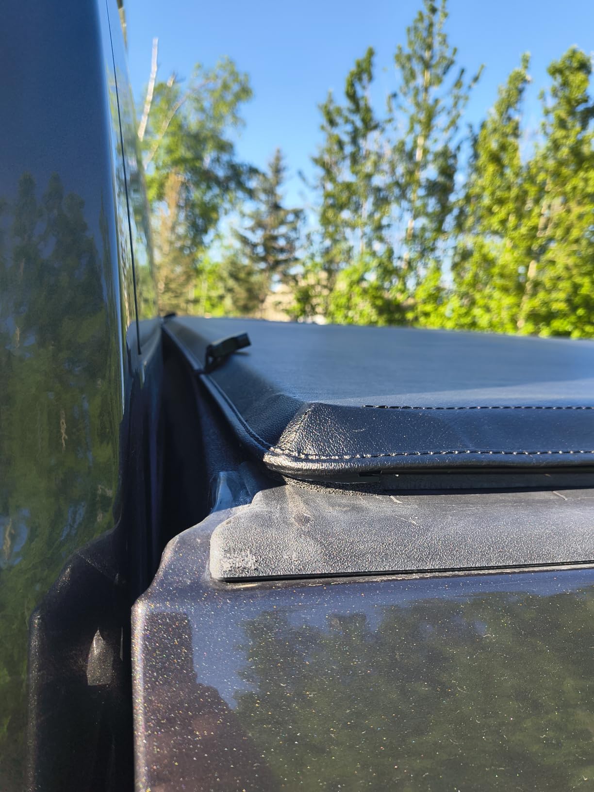 MOSTPLUS Roll-Up Soft Vinyl Truck Bed Tonneau Cover Compatible with 2002-2018 Dodge Ram 1500 2003-2023 Ram 2500 3500 No RamBox On Top (6.4/6.5 FT Feed Bed) Fleetside-Only fit 2019-2023 Classic customer photo 2