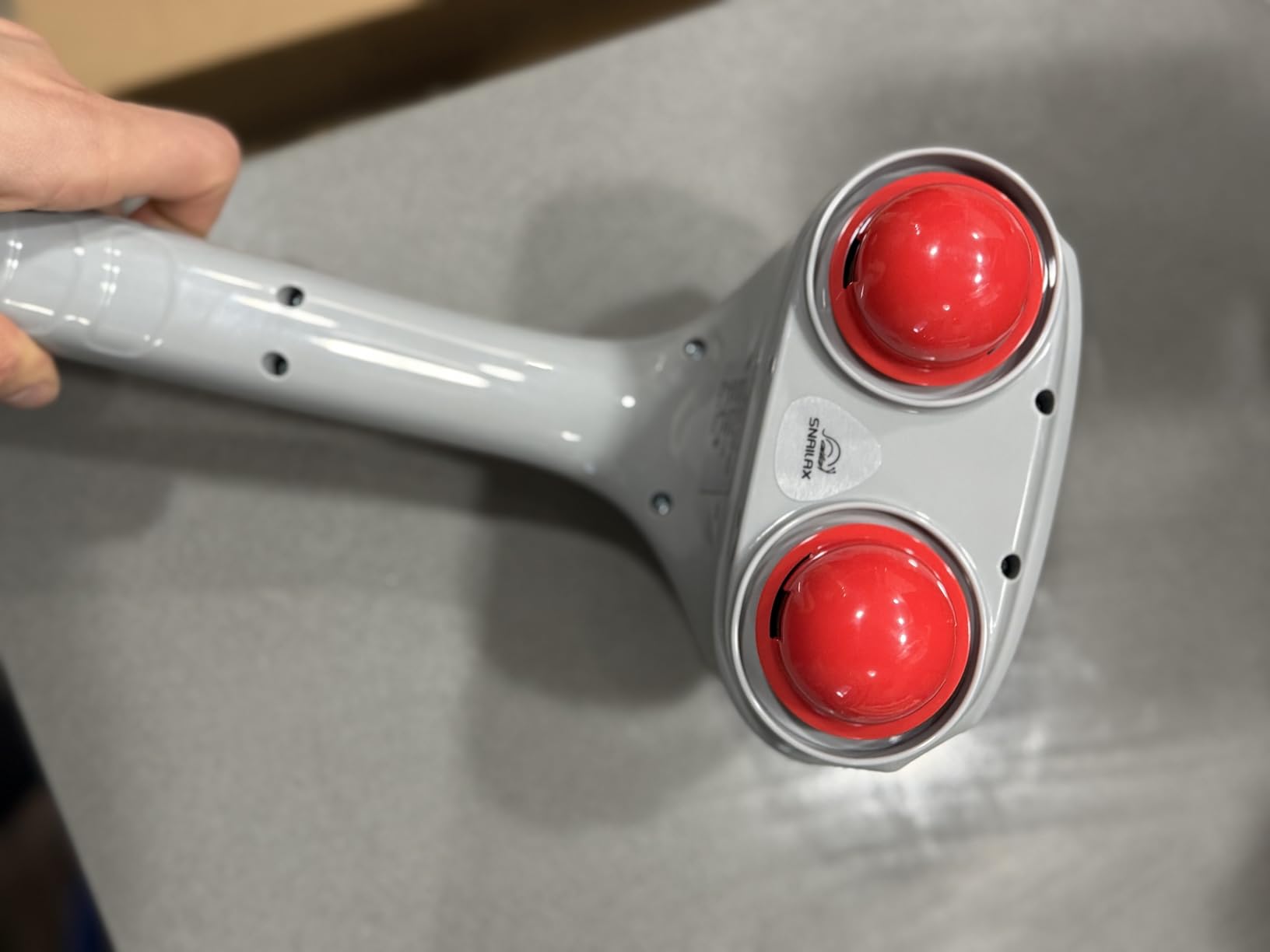 Snailax Cordless Handheld Back Massager with Heat, Percussion, Rechargeable customer photo 2