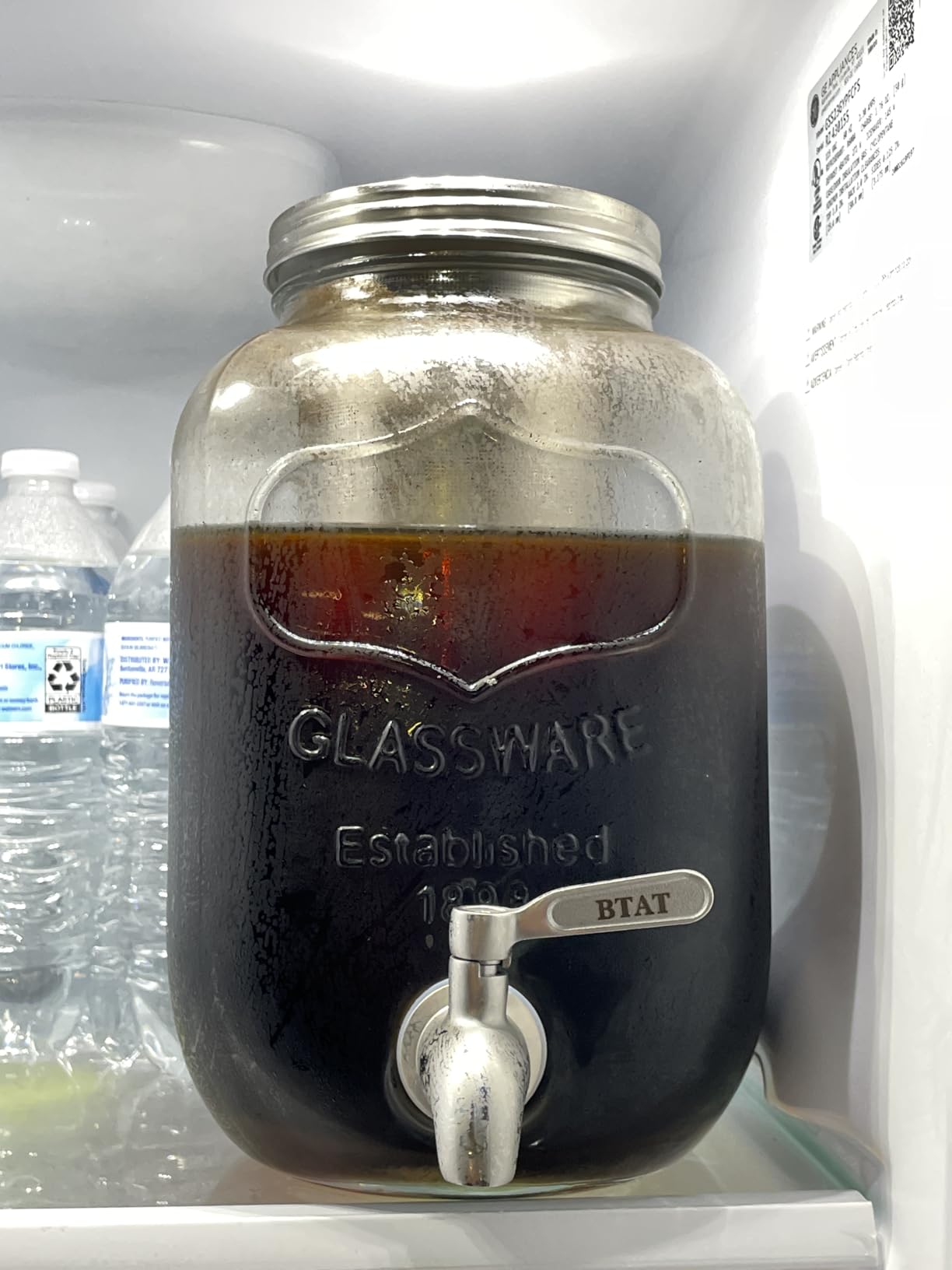 BTaT- 1 Gallon Cold Brew Coffee Maker, Thick Glass Pitcher customer photo 1