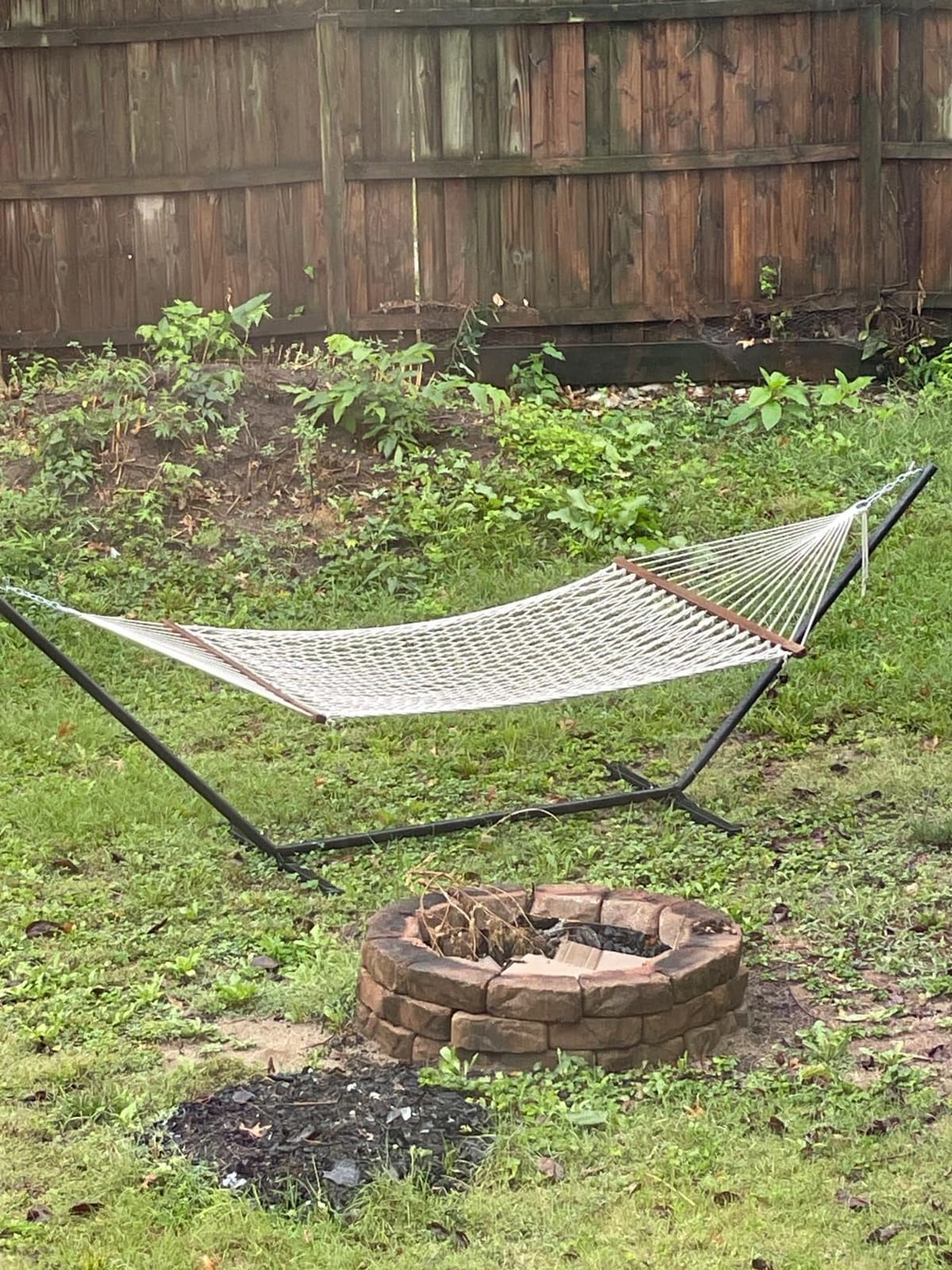 PNAEUT Double Rope Hammock with Stand Included, 12ft Heavy Duty Stand, 2 Person Traditional Cotton Rope Hammocks with Pillow for Outside Porch Patio Backyard Outdoor, Max 475lbs Capacity (Burlywood) customer photo 1