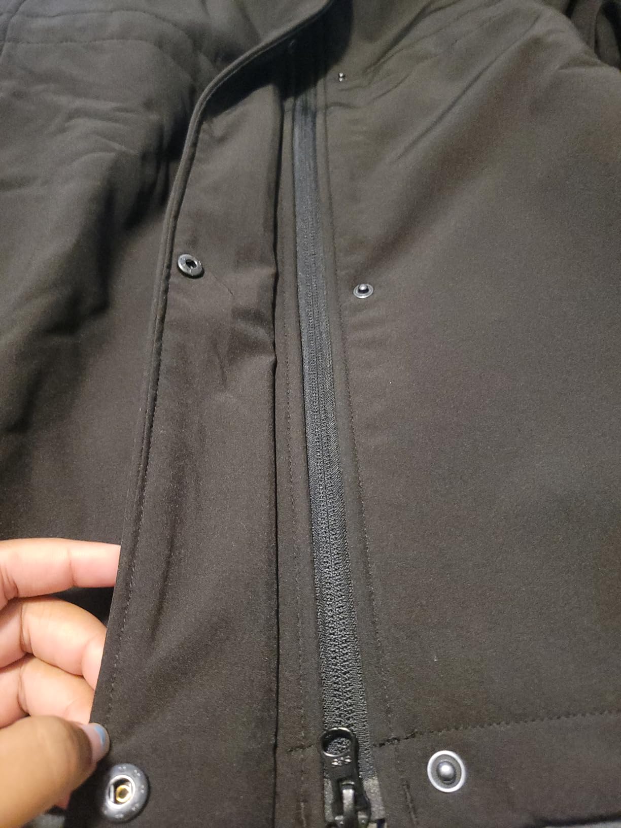 33,000ft Women's Hooded Softshell Jacket Fleece Lined Waterproof Raincoat customer photo 2