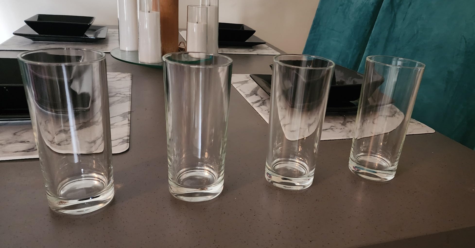Godinger Drinking Glasses, Tall Highball Glasses Set of 4, Made in Italy customer photo 1