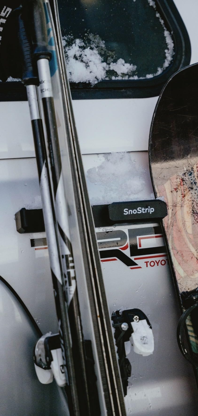 SnoStrip by RigStrips | The Original Protective Magnetic Ski & Snowboard Holder for the Side of Your Vehicle for Paint and Gear Protection customer photo 1