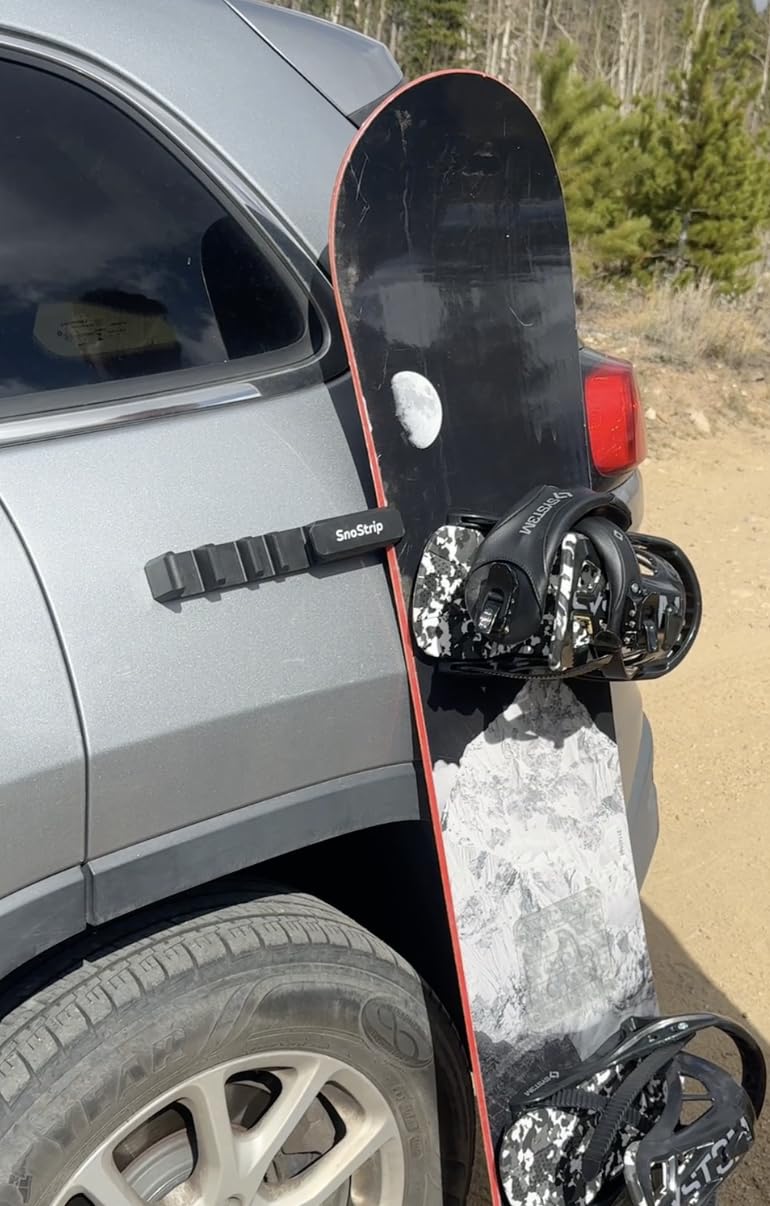 SnoStrip by RigStrips | The Original Protective Magnetic Ski & Snowboard Holder for the Side of Your Vehicle for Paint and Gear Protection customer photo 2