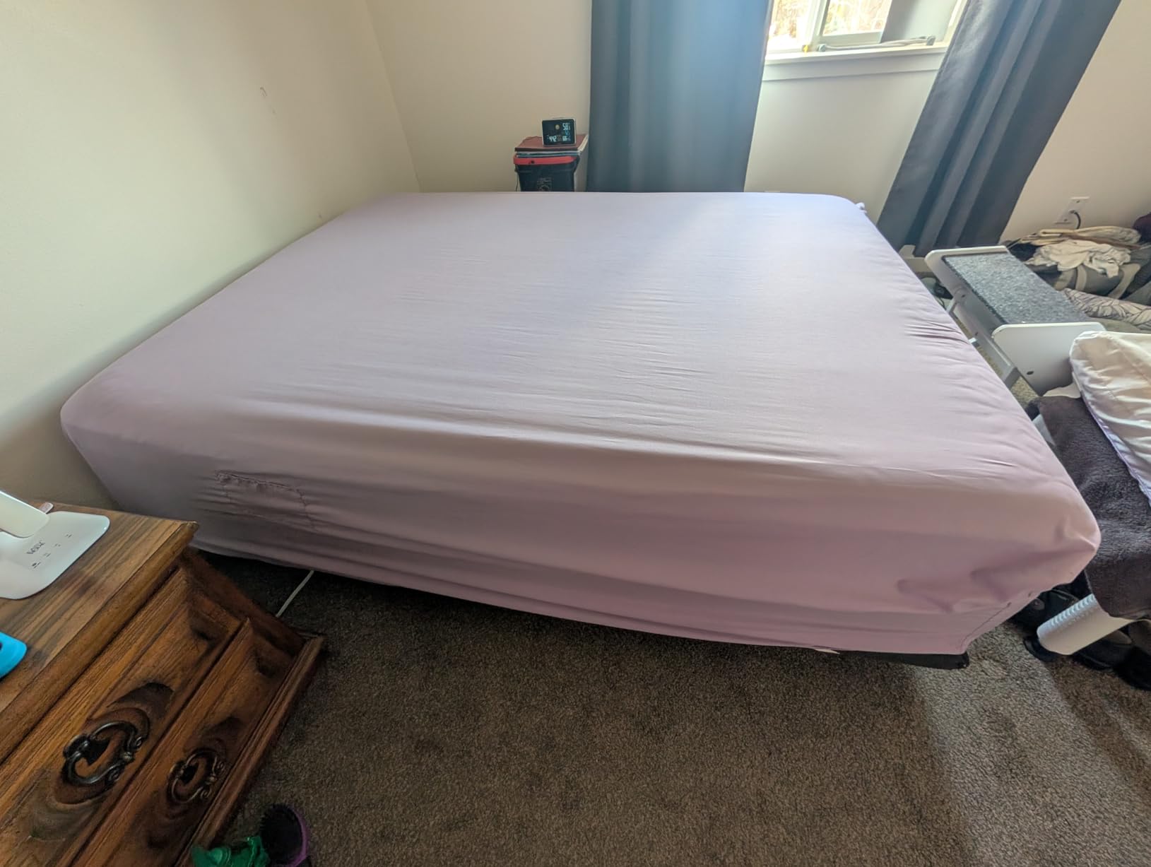DREAMCARE King Size Sheets Set - 6 pcs Breathable Cooling Sheets King Size customer photo 2