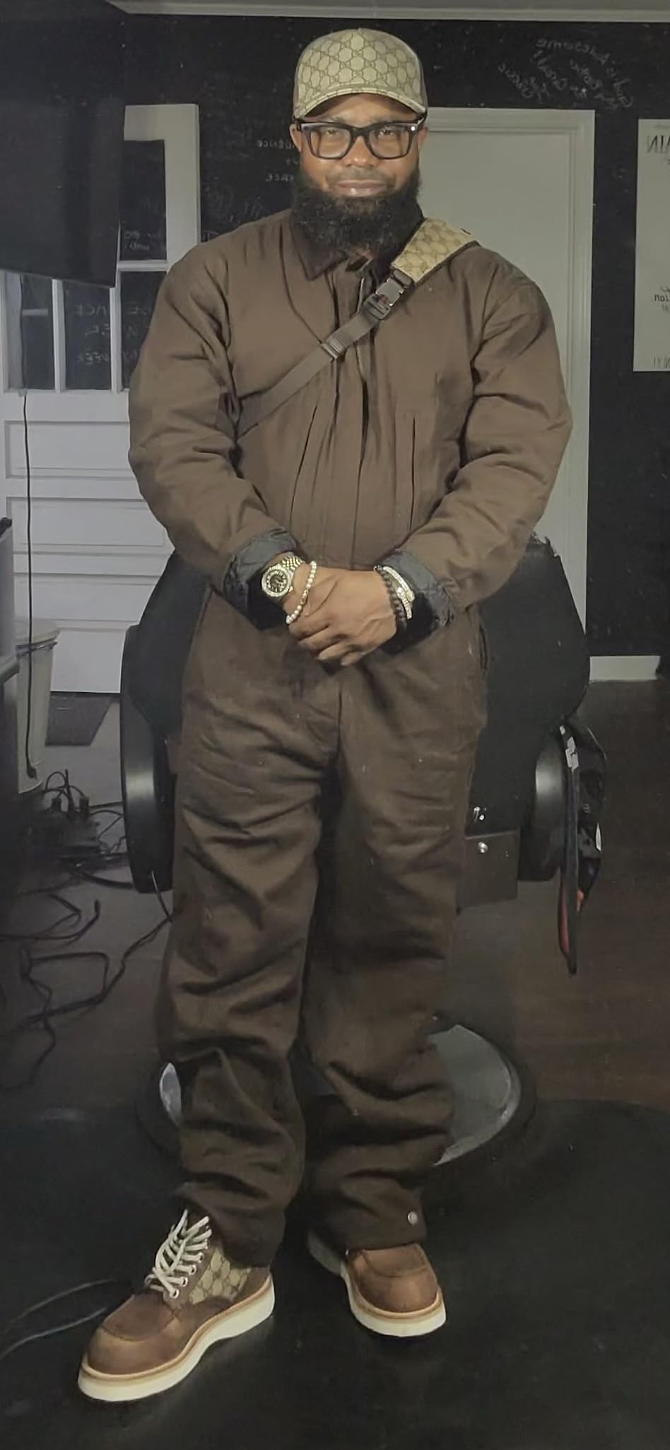 Bass Creek Outfitters Mens Insulated Coveralls Work Jumpsuit with Pockets customer photo 2