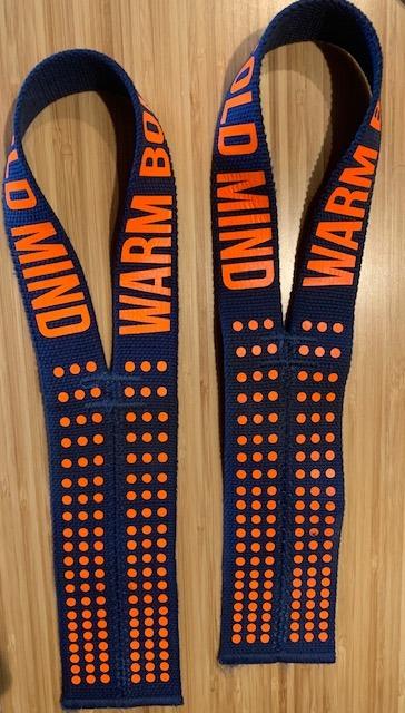 WARM BODY COLD MIND V1 Lifting Wrist Straps for Olympic Weightlifting - Rated at 660 lb - Hand Wraps for Powerlifting, Weight Lifting, Bodybuilding Functional/Cross Training, Deadlift Gym Bar, Cotton customer photo 2