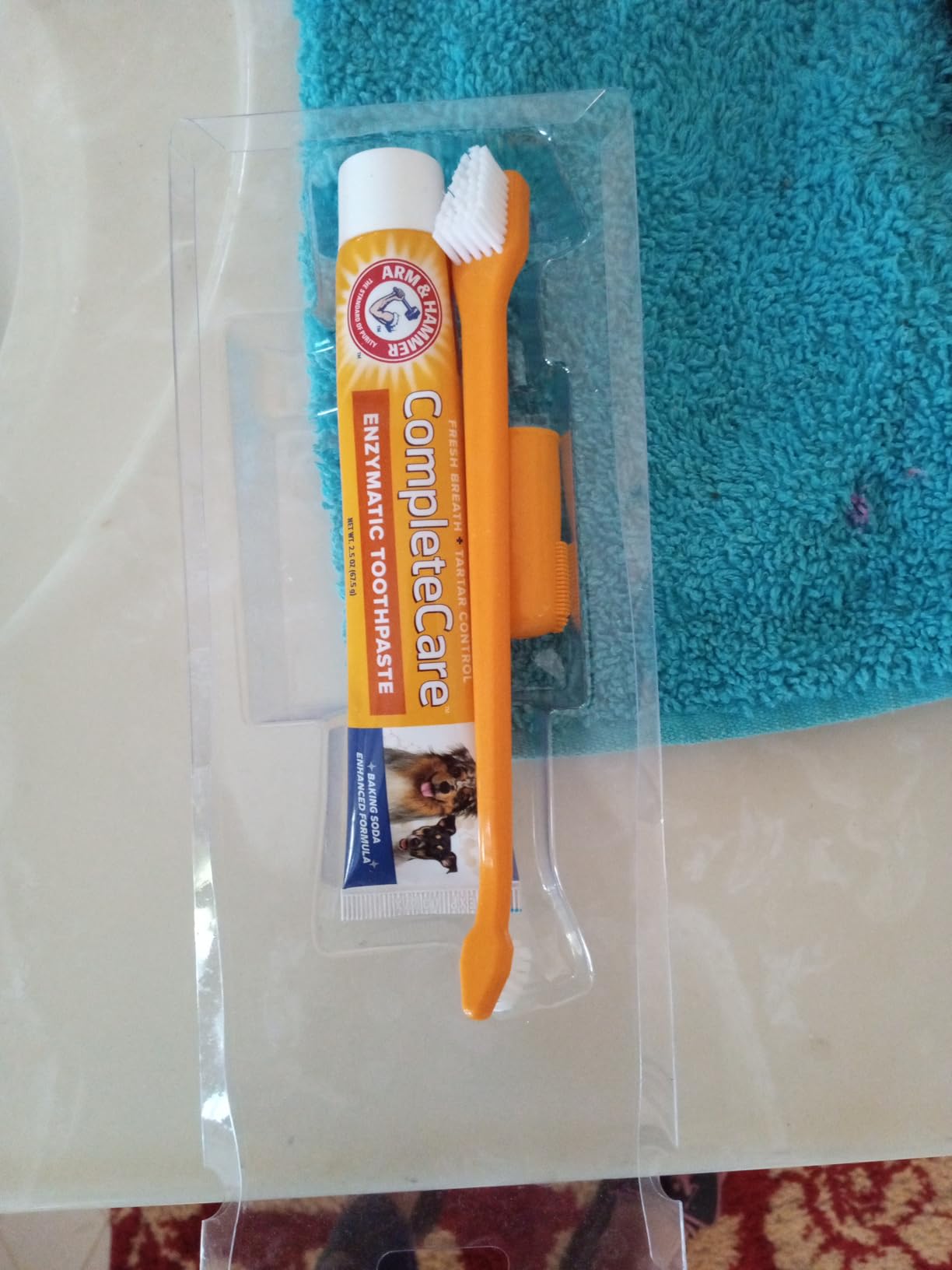 Arm and Hammer Complete Care Dog Dental Kit, Chicken Flavor, 2.5 Oz customer photo 1